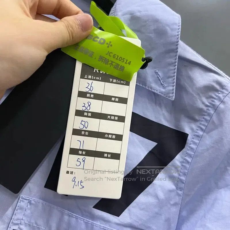 Burberry Burberry Blue Cotton Logo Long Sleeve Shirt. Size M / US 6-8 / IT 42-44 - 5 Thumbnail