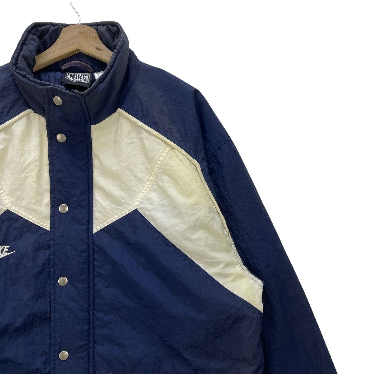 Nike Vintage Nike Two Tone Quilted Down Jacket Style Size US M / EU 48-50 / 2 - 4 Thumbnail