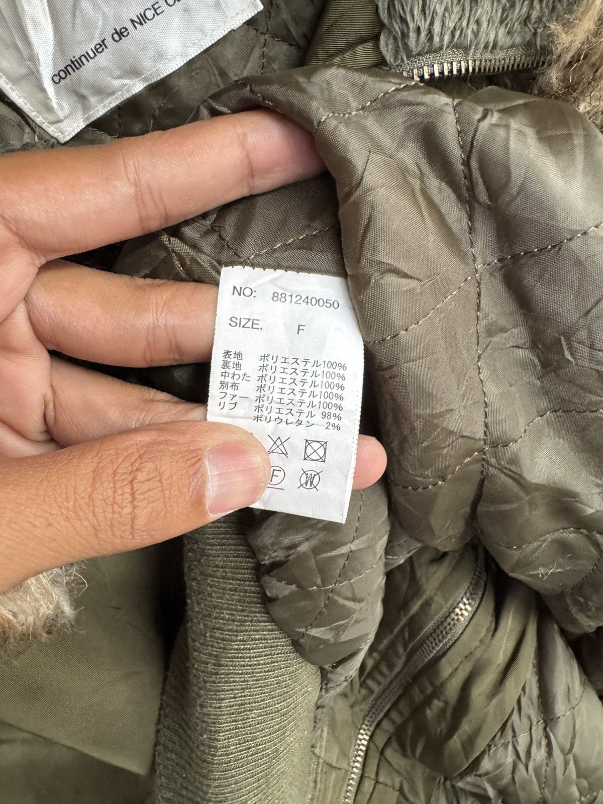 Japanese Brand Y2K 00’S ARCHIVE FLIGHT JACKET BY CONTINUER DE NICE CLAUP Size US L / EU 52-54 / 3 - 7 Thumbnail