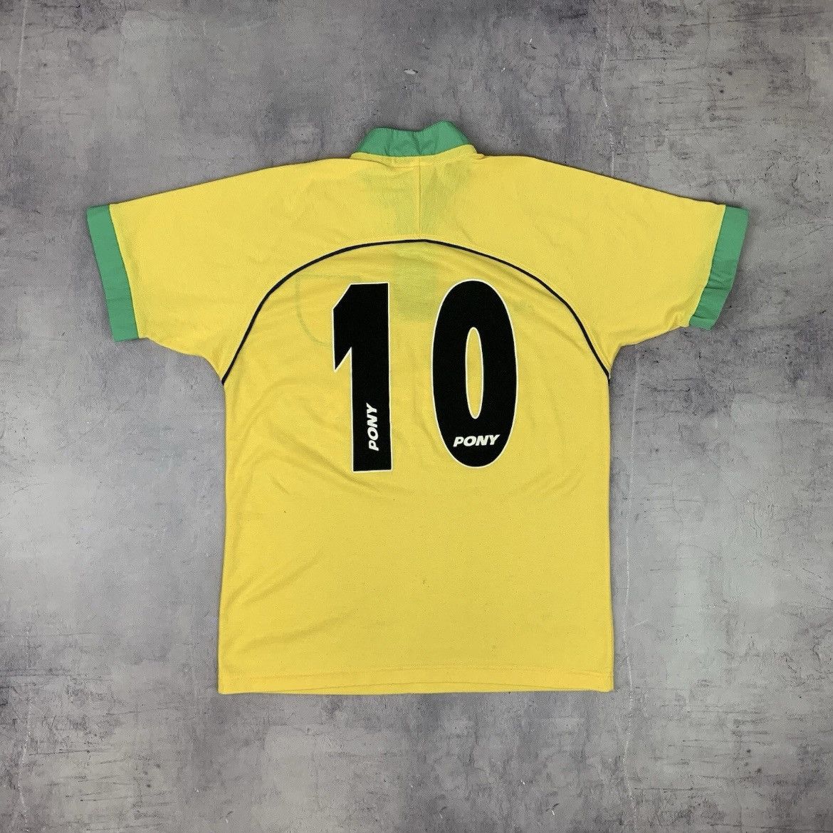 PONY Rare! #10 Norwich City Pony Vintage Soccer Jersey 1997 Size US S / EU 44-46 / 1 - 2 Thumbnail