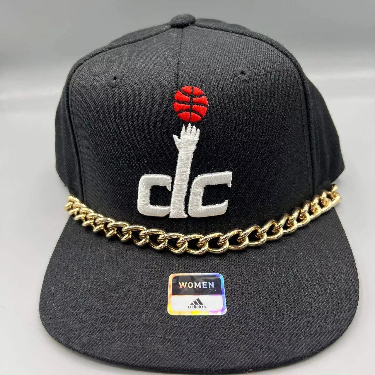 Adidas Washington Wizards Hat Women Black Adidas NBA Snap Back Cap Size ONE SIZE - 1 Thumbnail