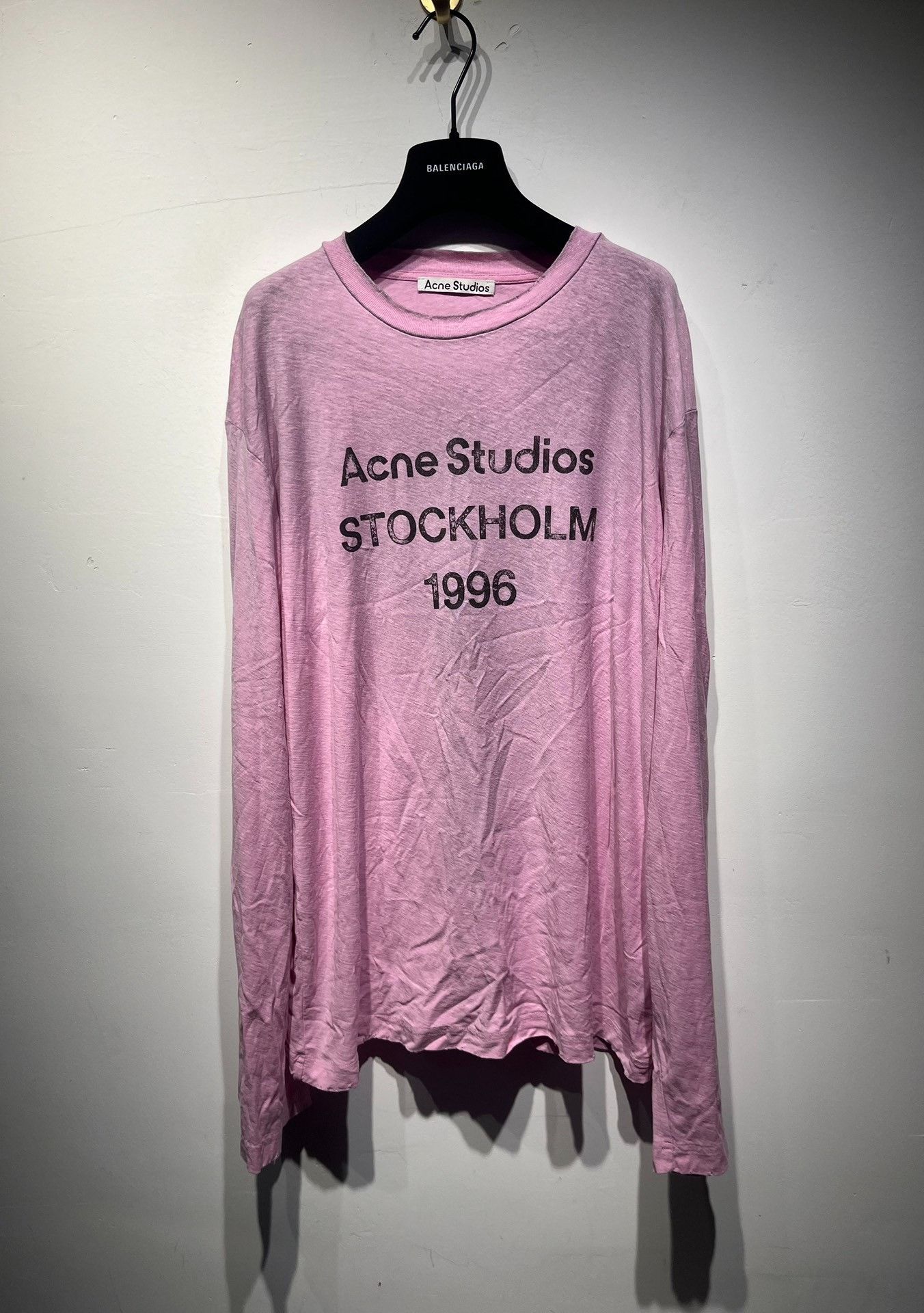 Acne Studios Acne Studios Oversized Cotton Pink T-Shirt S Women Size S / US 4 / IT 40 - 1 Thumbnail