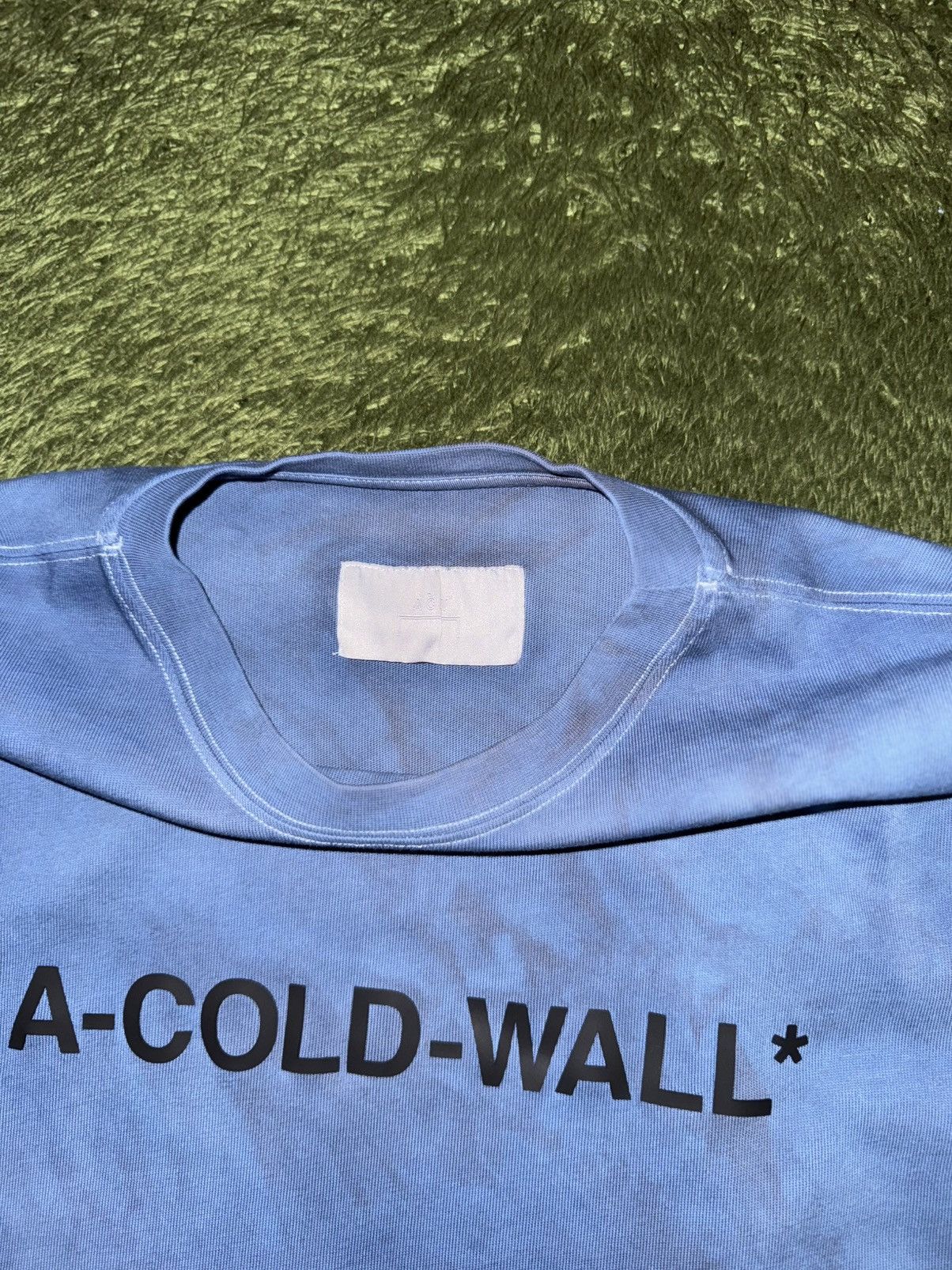 A-COLD-WALL* [L] A-COLD-WALL Rubber Logo Hand-Dyed Soft Touch T-Shirt Size US L / EU 52-54 / 3 - 3 Thumbnail