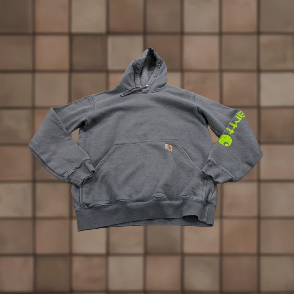 Carhartt Carhartt Hoodie Gray S Pullover Workwear Logo Sweatshirt Men Size US S / EU 44-46 / 1 - 1 Thumbnail