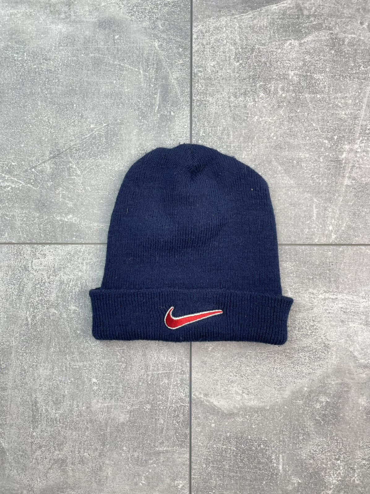 Nike × Vintage Nike Vintage Beanie Hat Size ONE SIZE - 1 Thumbnail