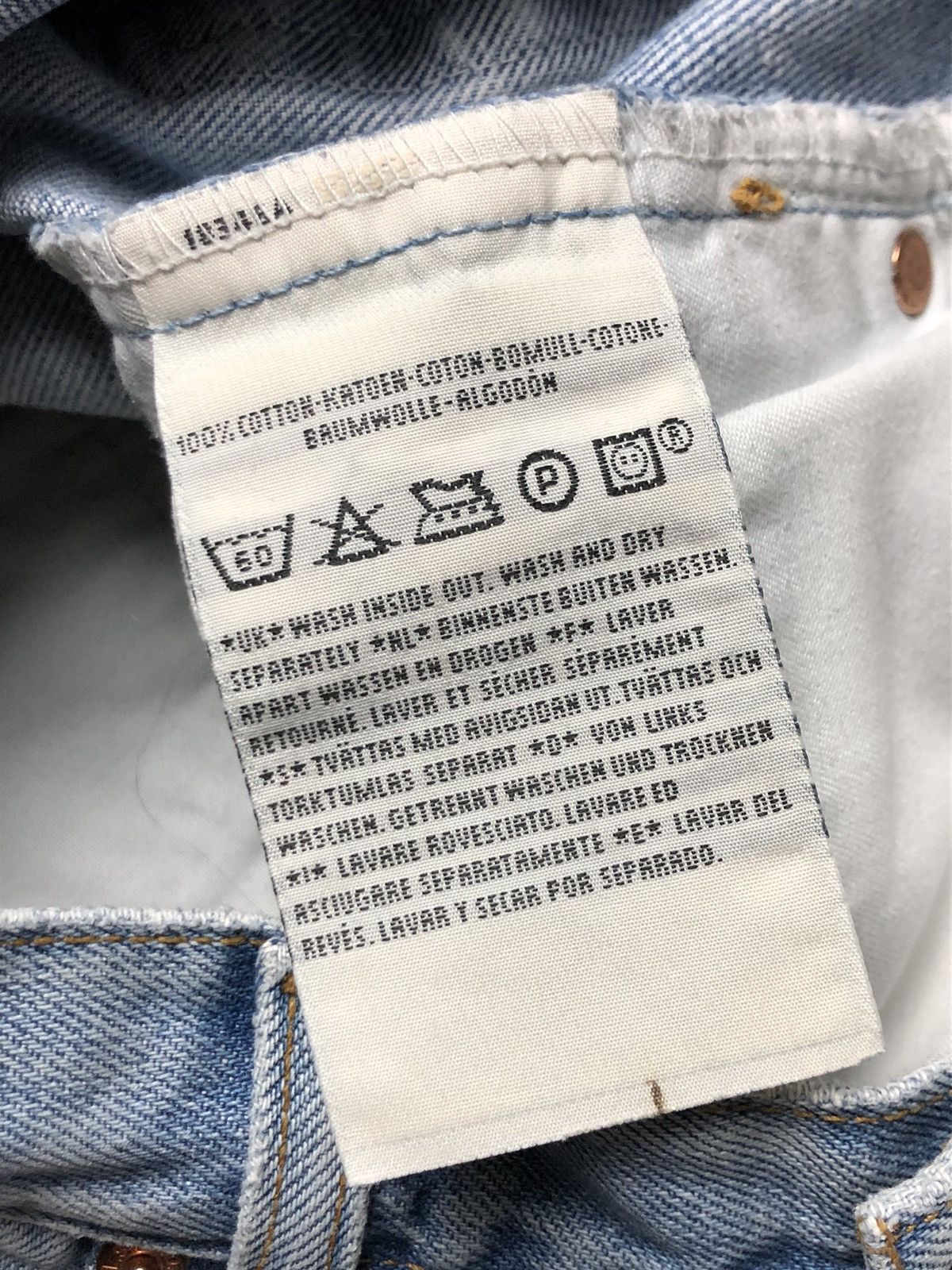 Levi's Very Vintage Retro Style Levis Archive Clothing Y2K Japanese Size US 32 / EU 48 - 10 Thumbnail