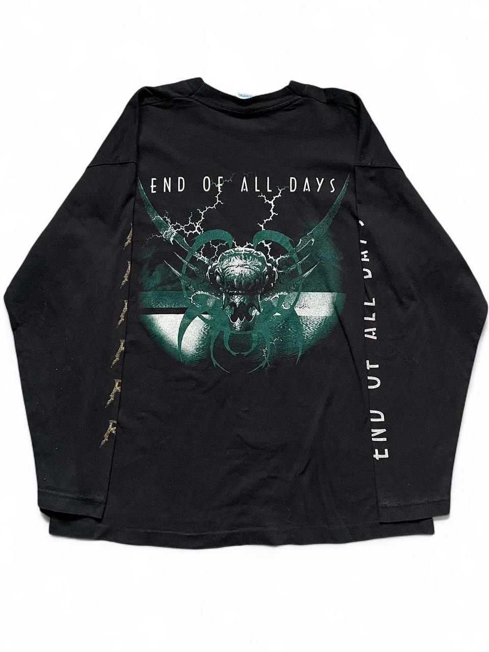 Band Tees 1990s rare screen stars rage end of all days t shirt Size US XL / EU 56 / 4 - 7 Thumbnail