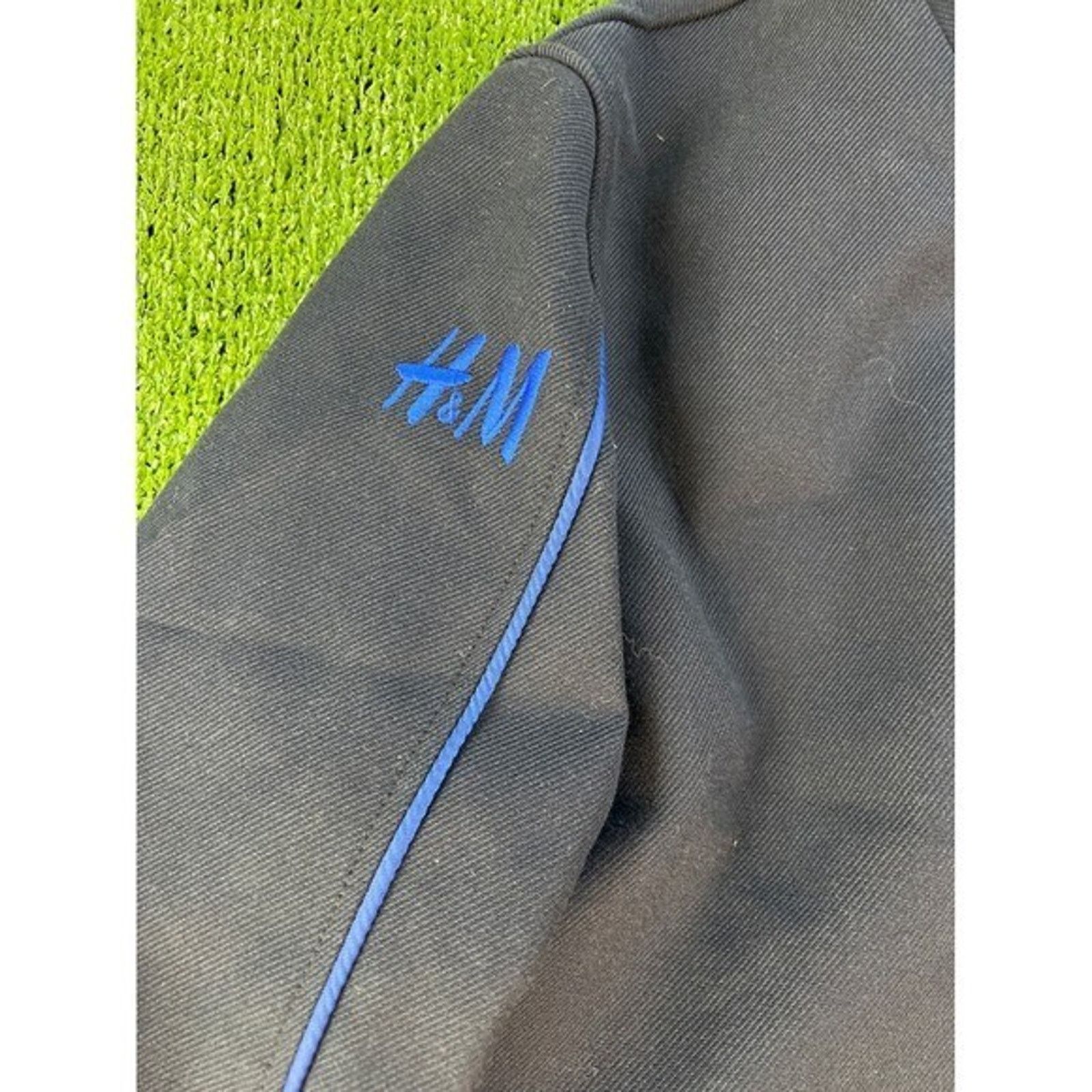 H&M H&M Navy Blue Coat Jacket Zippered Pockets Long Sleeve 48 Size US M / EU 48-50 / 2 - 3 Thumbnail