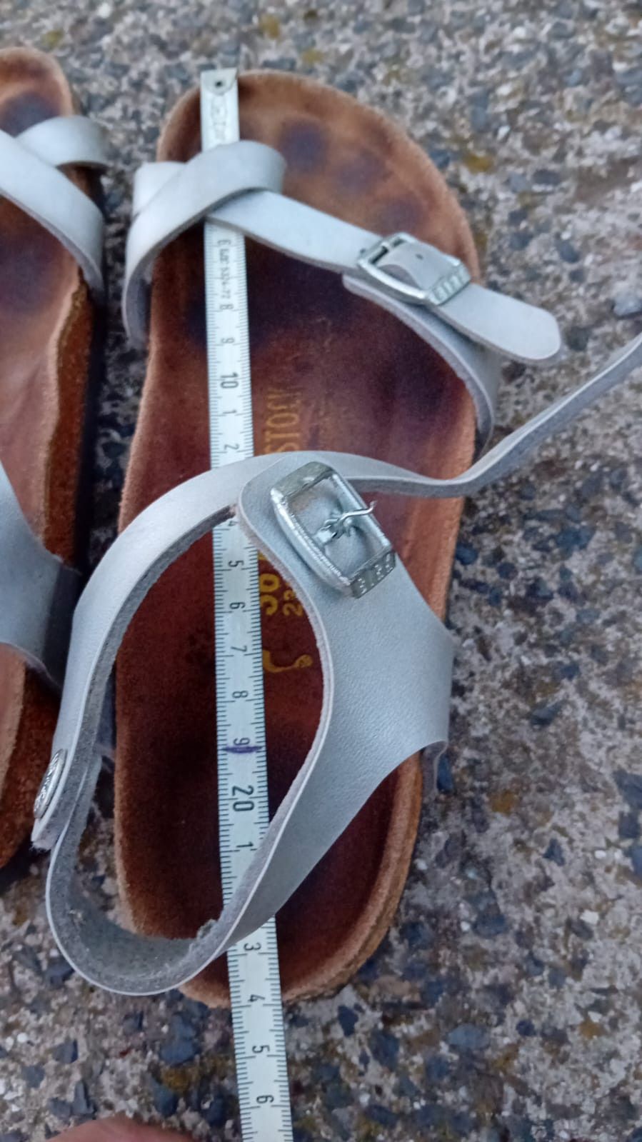 Birkenstock Birkenstock Yara Sandals Ankle Strap silver sz 36 Size US 6 / IT 36 - 4 Thumbnail