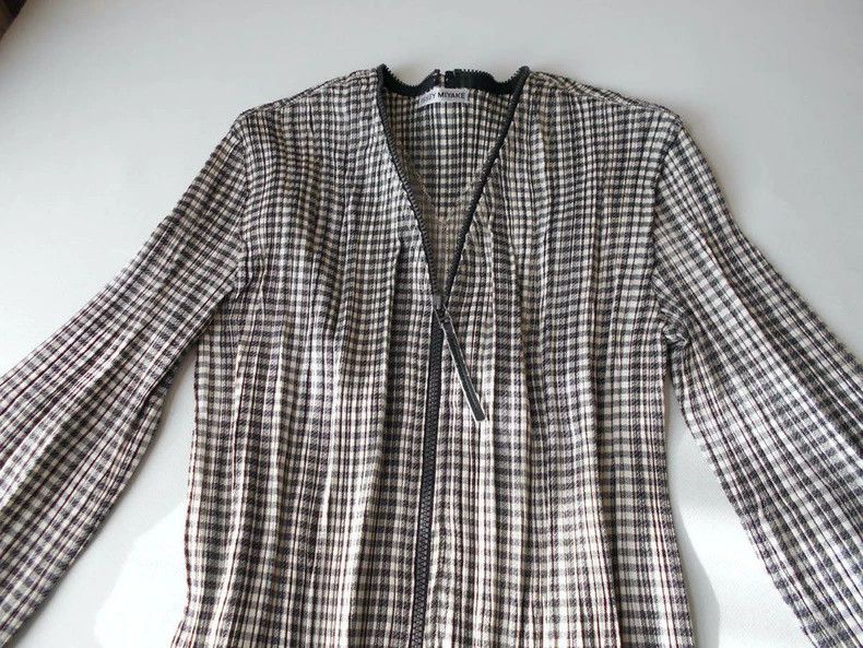Issey Miyake Issey Miyake A black and white vintage windbreaker Size M / US 6-8 / IT 42-44 - 4 Thumbnail
