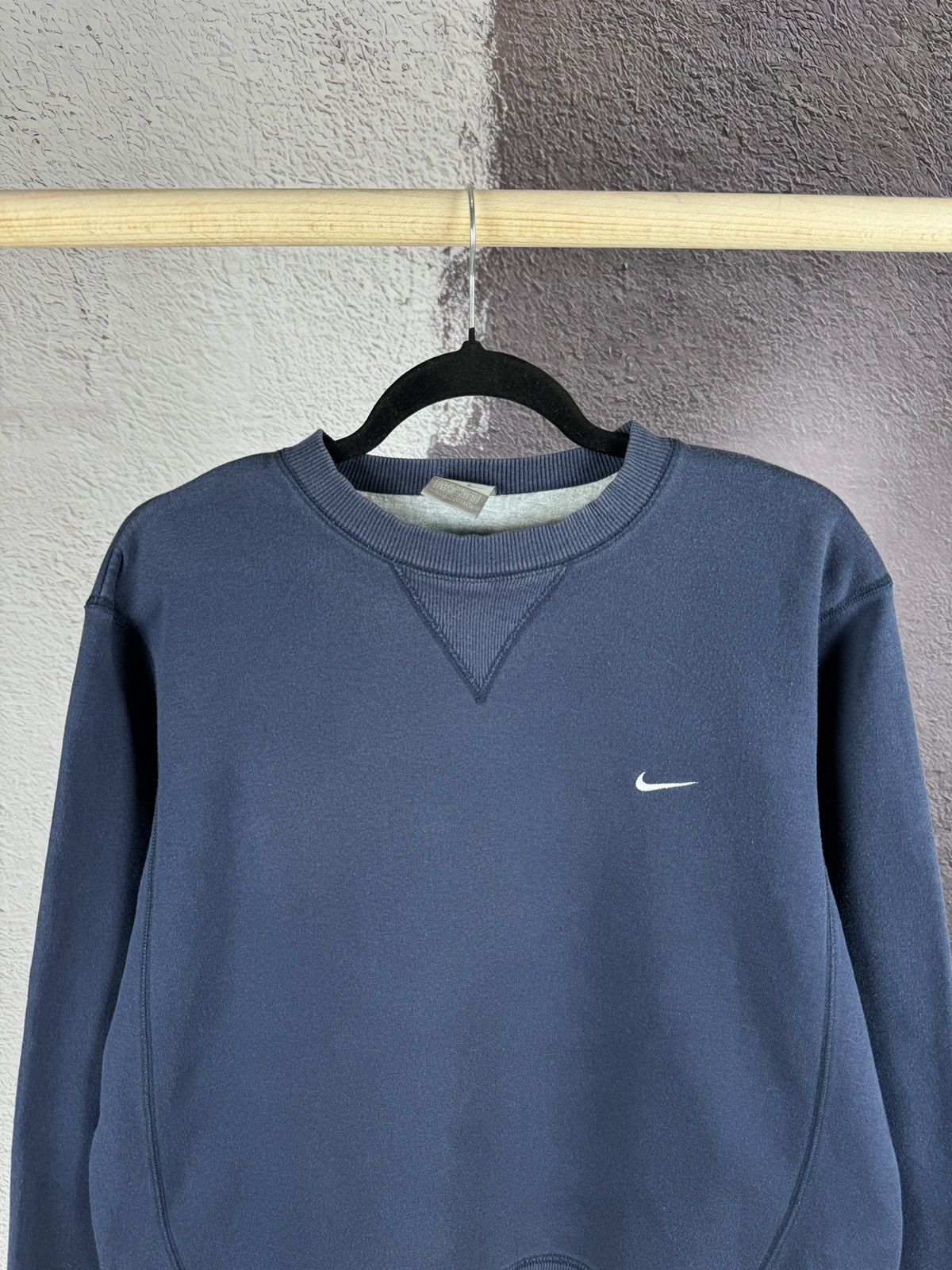 Nike × Vintage Nike vintage y2k blue faded sweatshirt size M Size US M / EU 48-50 / 2 - 3 Thumbnail
