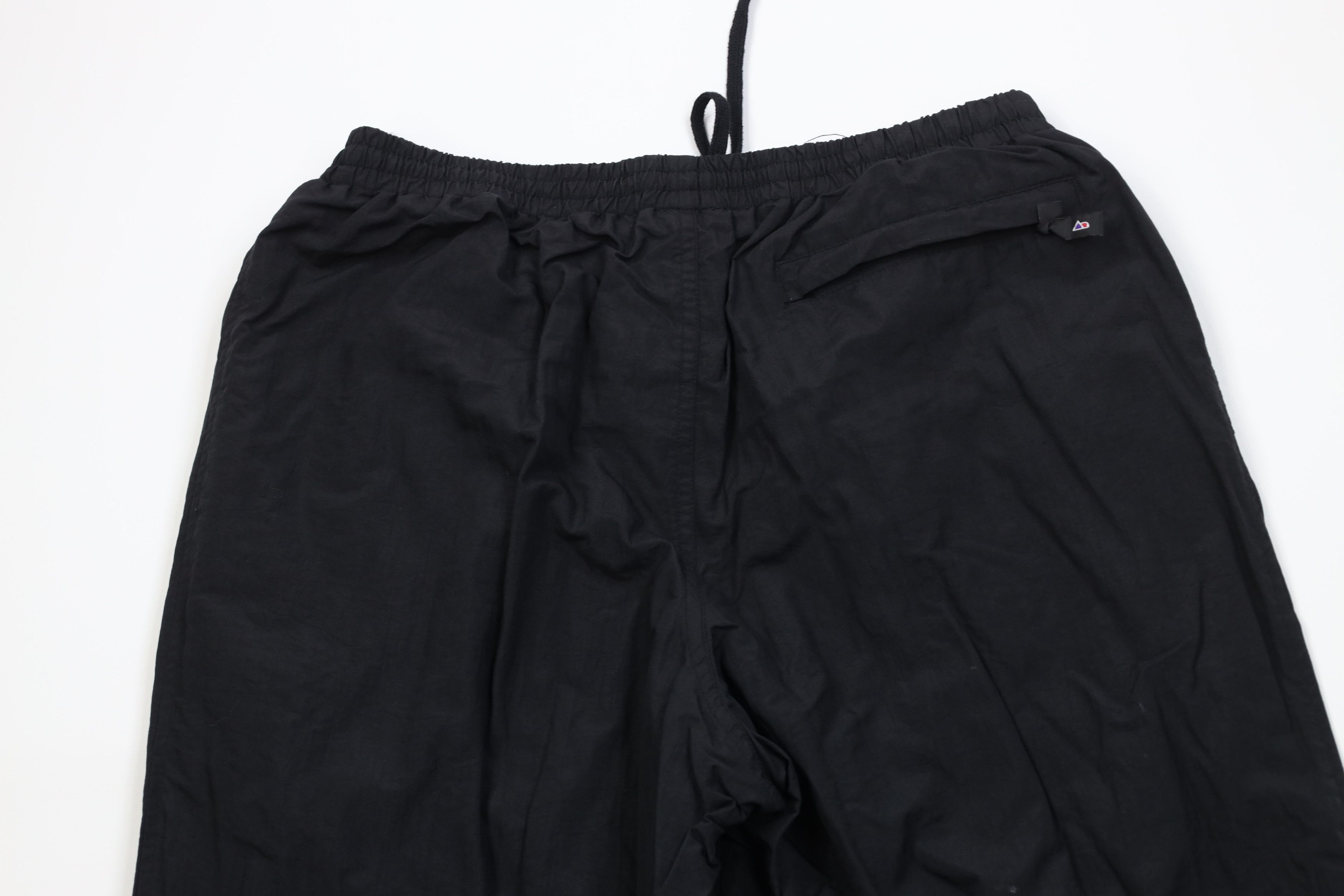 Vintage Vintage 90s Streetwear Lined Windbreaker Joggers Pants Black Size US 36 / EU 52 - 10 Thumbnail