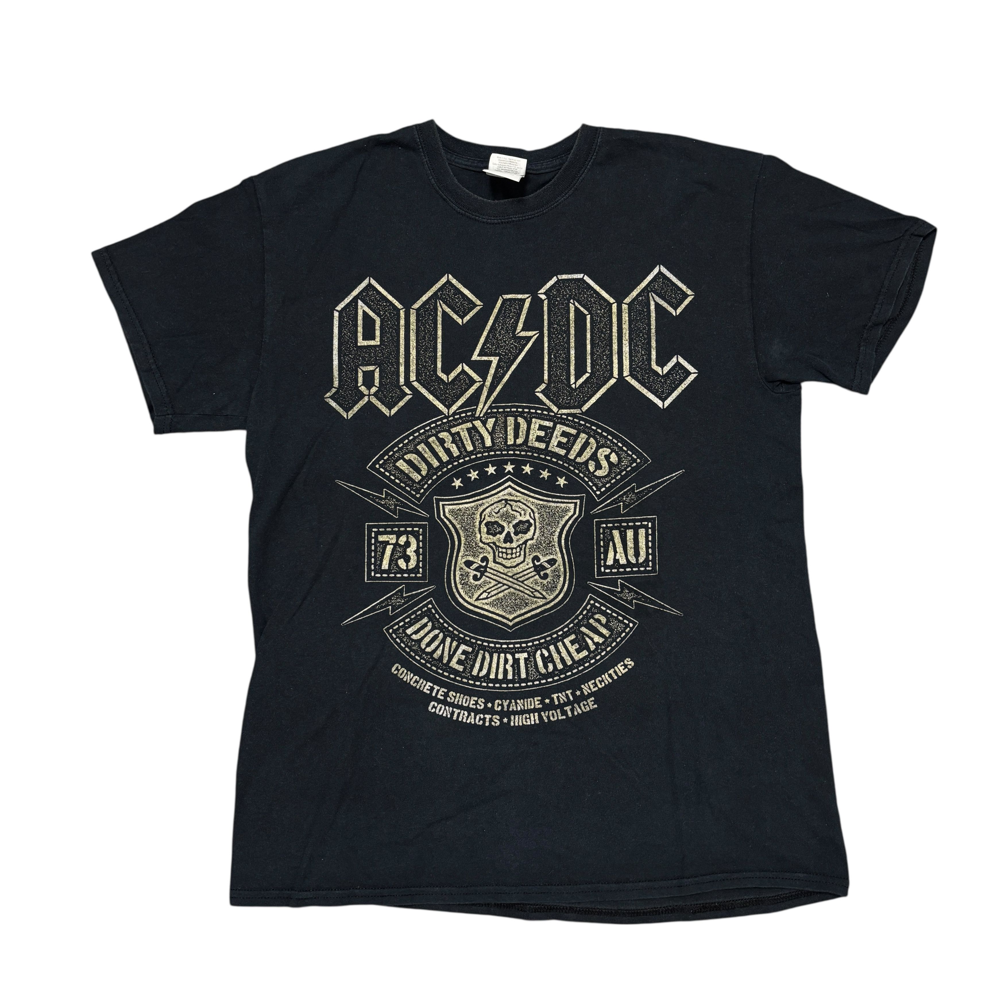 Band Tees Acdc Shirt Black Medium Rock Band Tee Size US M / EU 48-50 / 2 - 1 Thumbnail