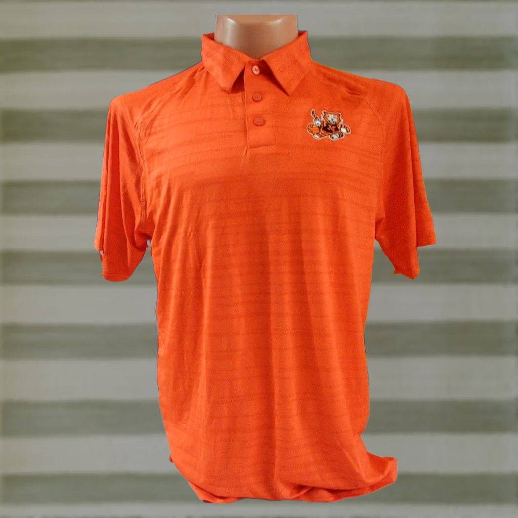 Russell Athletic Massillon Washington High School TIGERS - Mens XL Microfiber Polo Shirt - Sport Size US XL / EU 56 / 4 - 1 Thumbnail