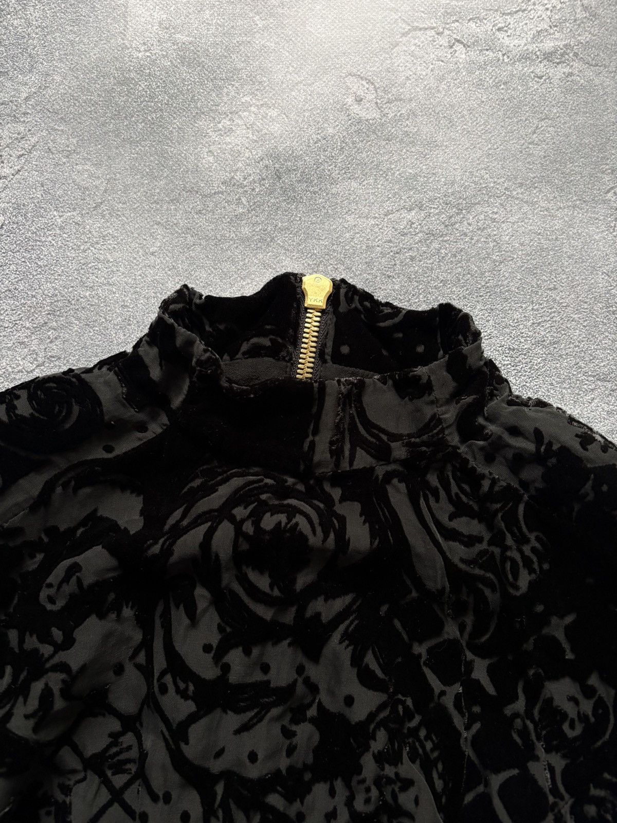 Balmain Balmain X H&M Velvet Zipper Luxury Black Dress Size S / US 4 / IT 40 - 7 Thumbnail