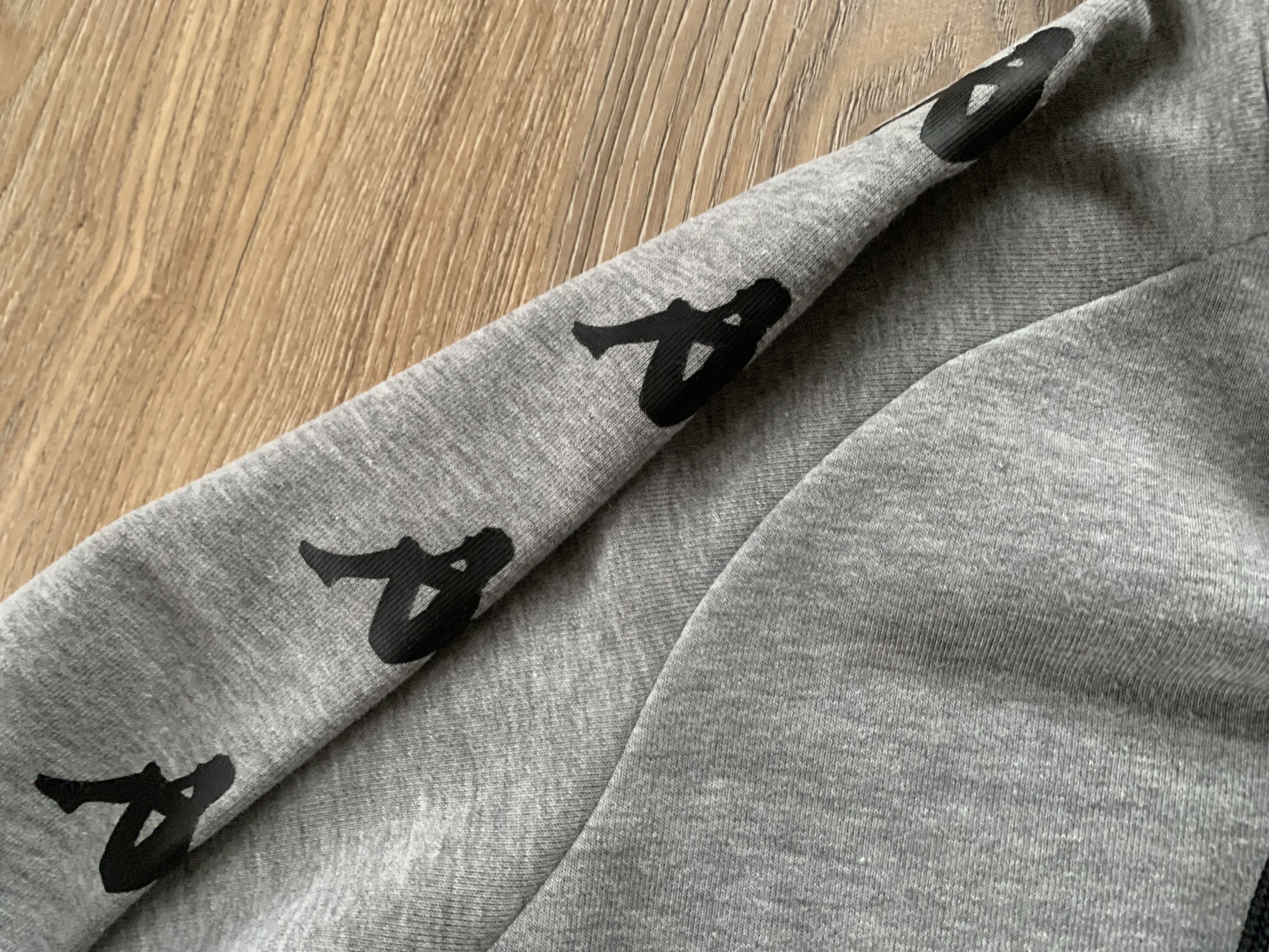Kappa Kappa Grey Spellout Logo Hoodie Size US S / EU 44-46 / 1 - 6 Thumbnail