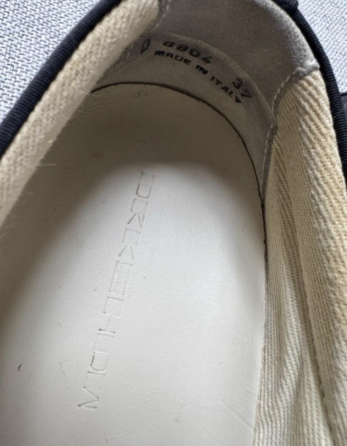 Rick Owens Rick Owens Drkshdw Satin Slip-On K37 Size US 7 / IT 37 - 7 Thumbnail