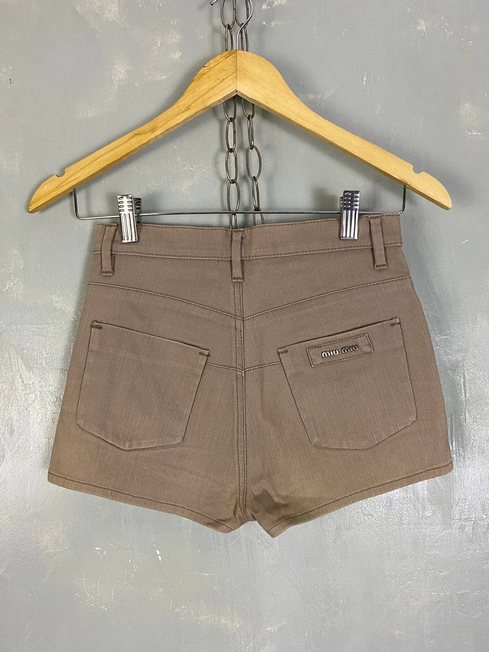 Miu Miu Miu Miu Denim Short Size 24" / US 00 / IT 34 - 4 Thumbnail