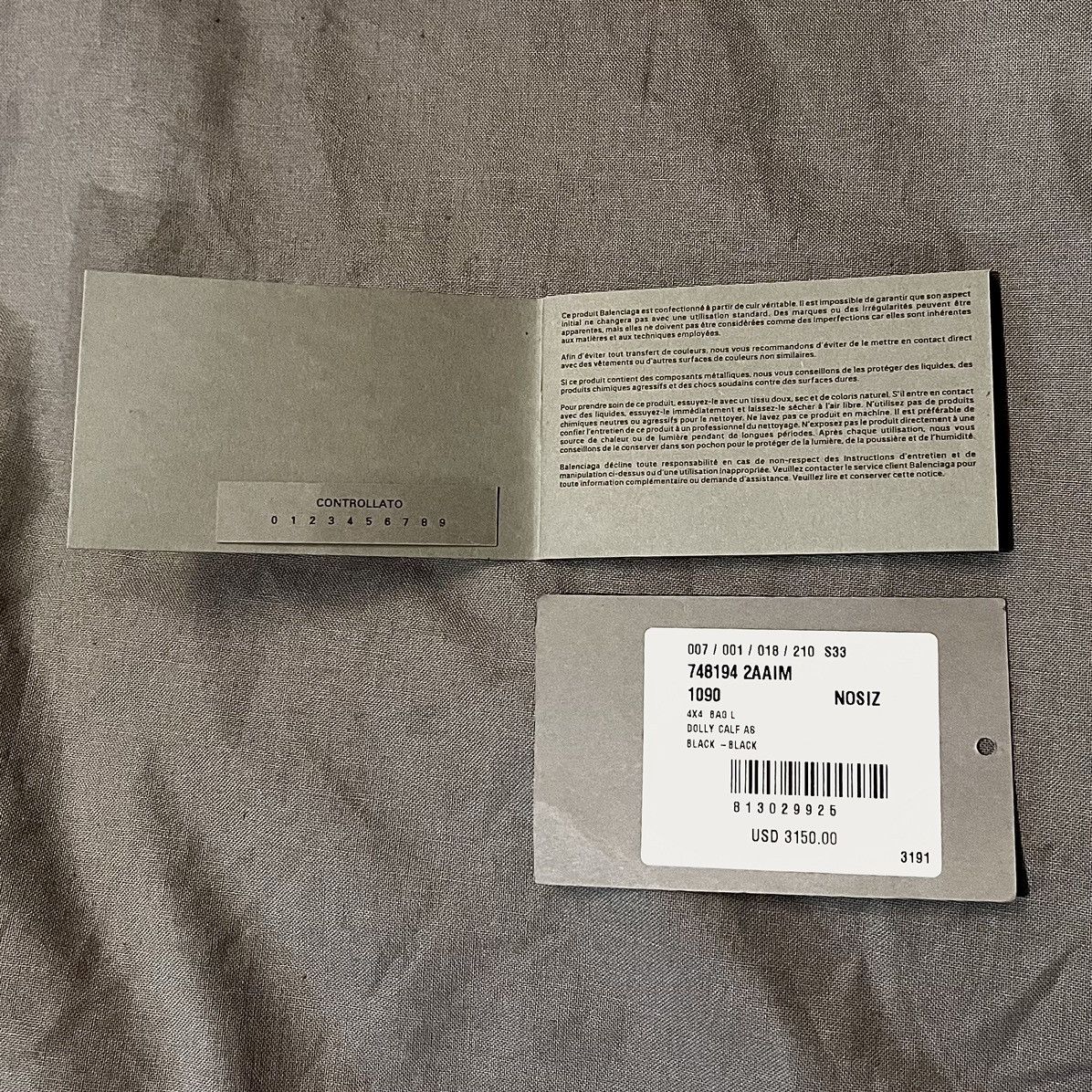Balenciaga $3150 Balenciaga Giant 4X4 Large Leather Box Bag, 748194 Size ONE SIZE - 17 Thumbnail