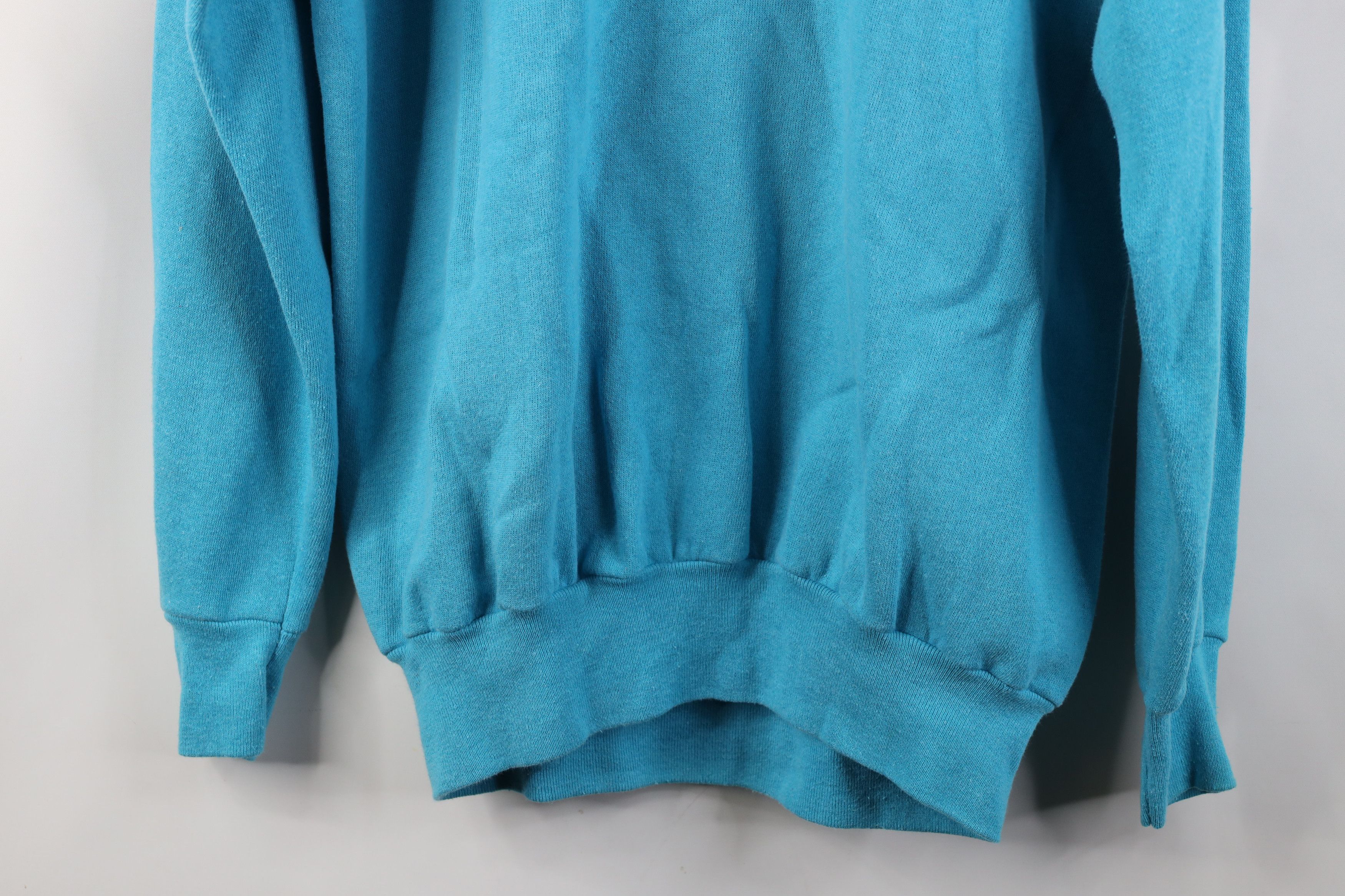 Vintage Vintage 90s Streetwear Cream Cone Crewneck Sweatshirt Blue Size L / US 10 / IT 46 - 11 Thumbnail