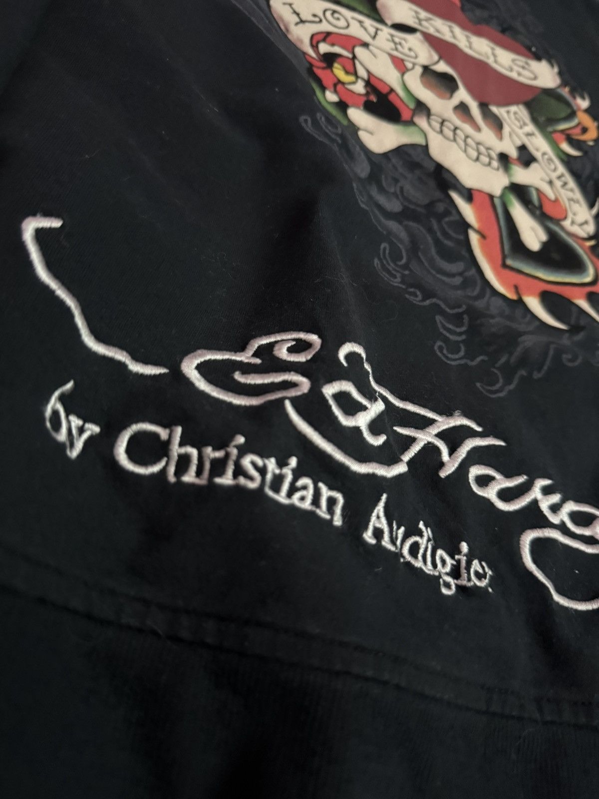 Ed Hardy 2000s Archive Skull Ed Hardy Christian Audigier Hoodie Size US S / EU 44-46 / 1 - 3 Thumbnail