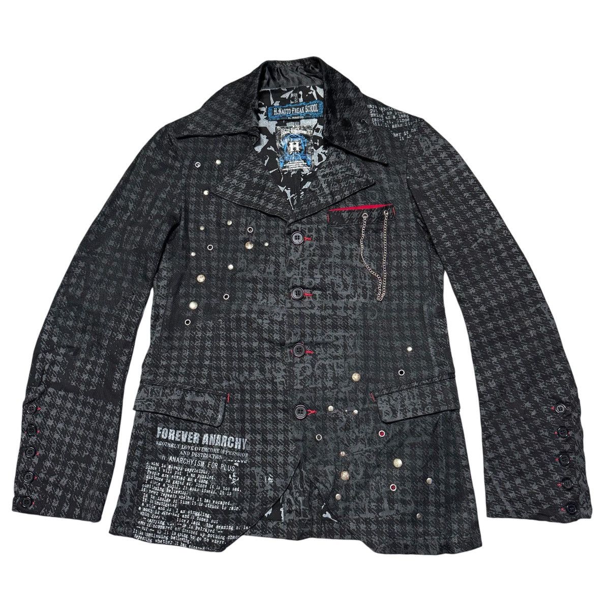 Mari's Rock H Naoto Anarchyism Forever Anarchy Jacket Harajuku 666 Size US M / EU 48-50 / 2 - 1 Thumbnail