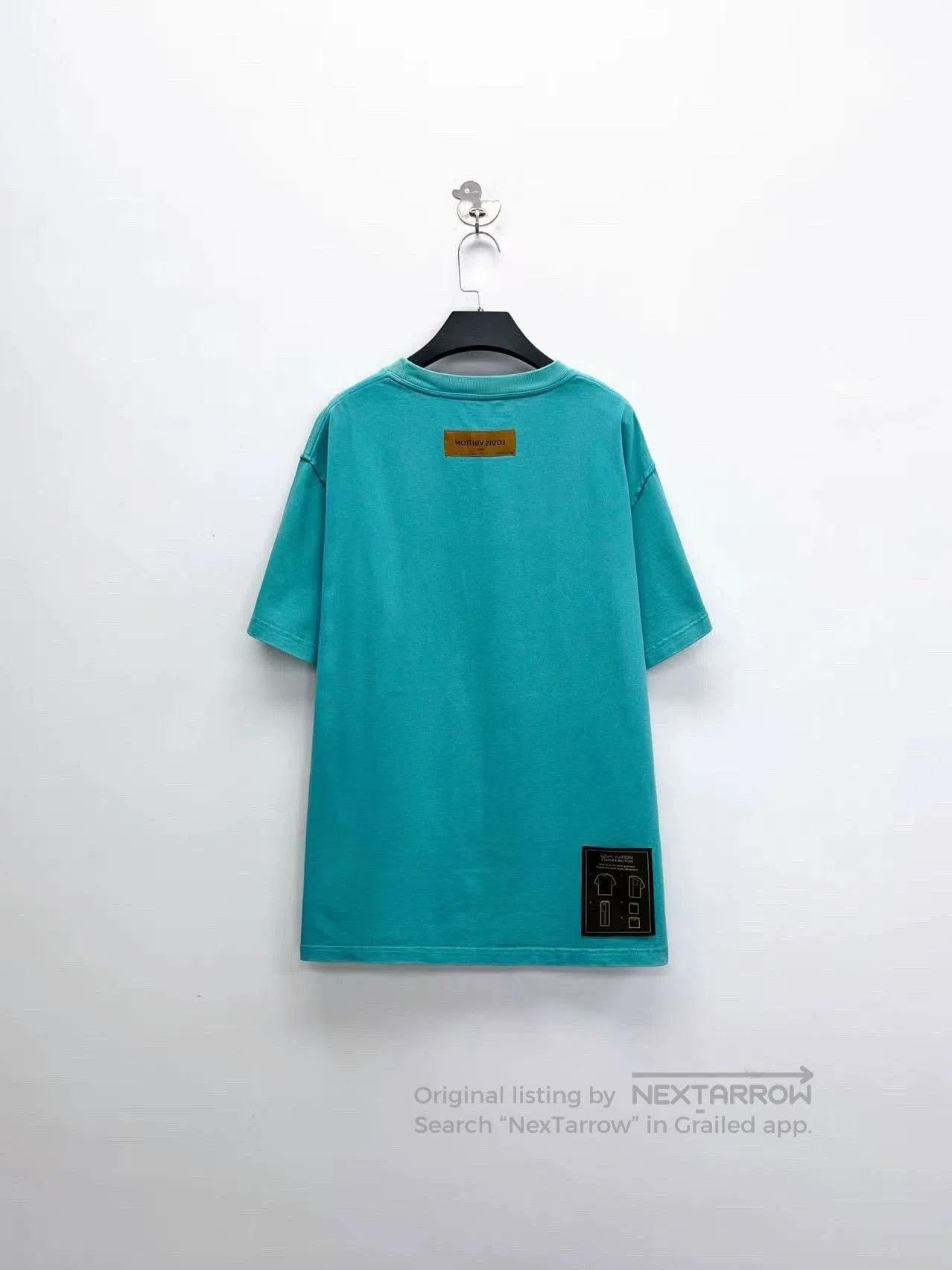 Louis Vuitton Green Logo Short Sleeve Tee.