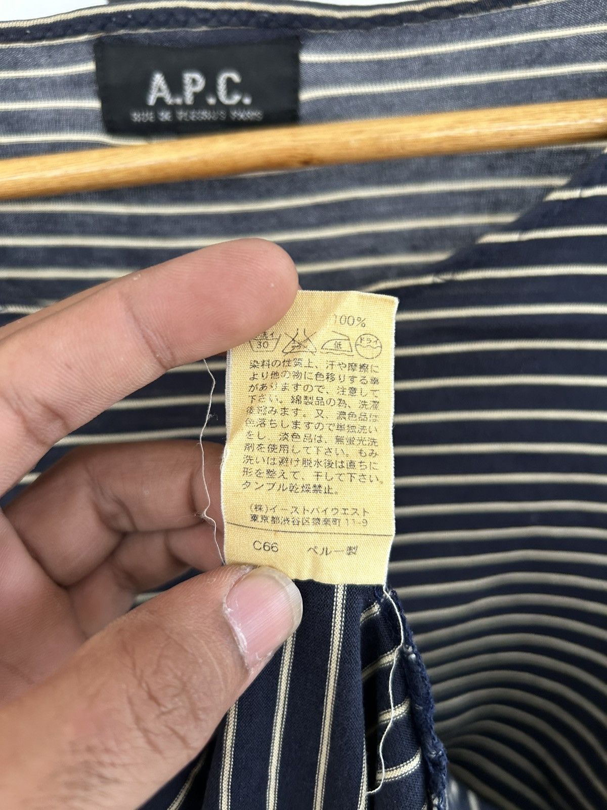 A.P.C. A.P.C Vintage Stripes Long Sleeve Size M / US 6-8 / IT 42-44 - 6 Thumbnail