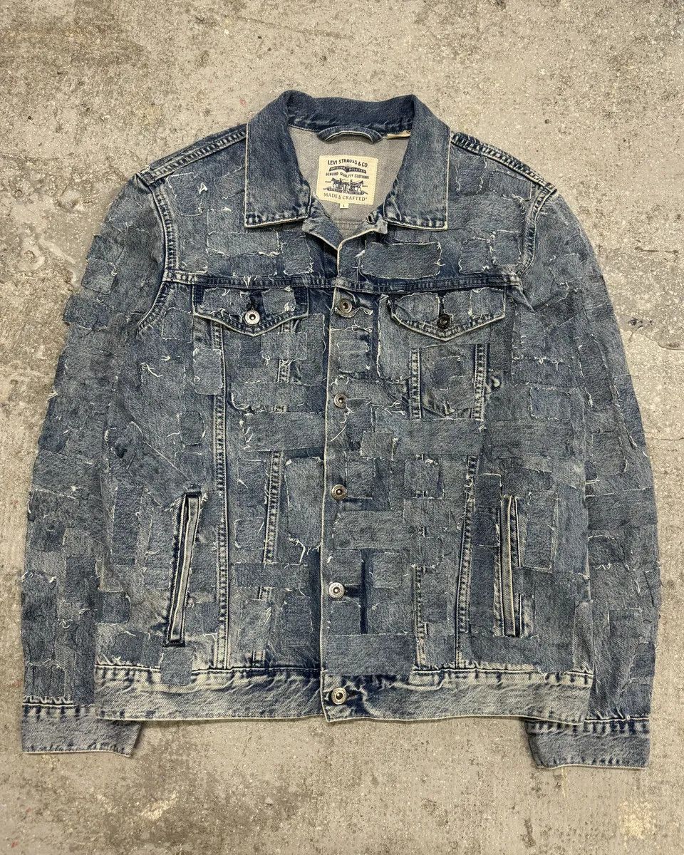 Levi's Made & Crafted Unique Denim Patchwork Jacket