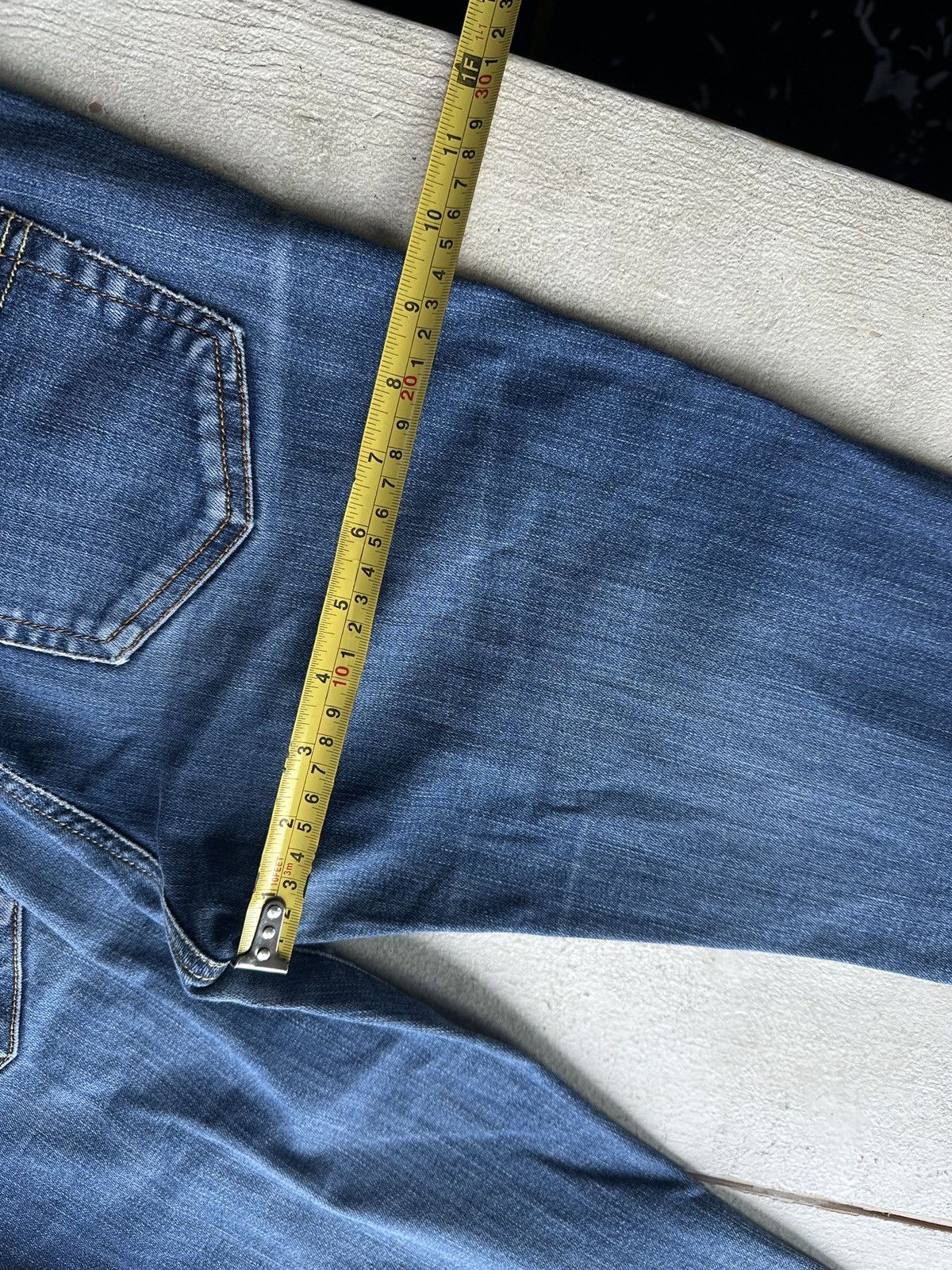 Diesel 🚨 DIESEL AVANT GARDE GOTHIC WOMEN JEANS LOGO IFSIXWASNINE Size 30" / US 8 / IT 44 - 15 Thumbnail