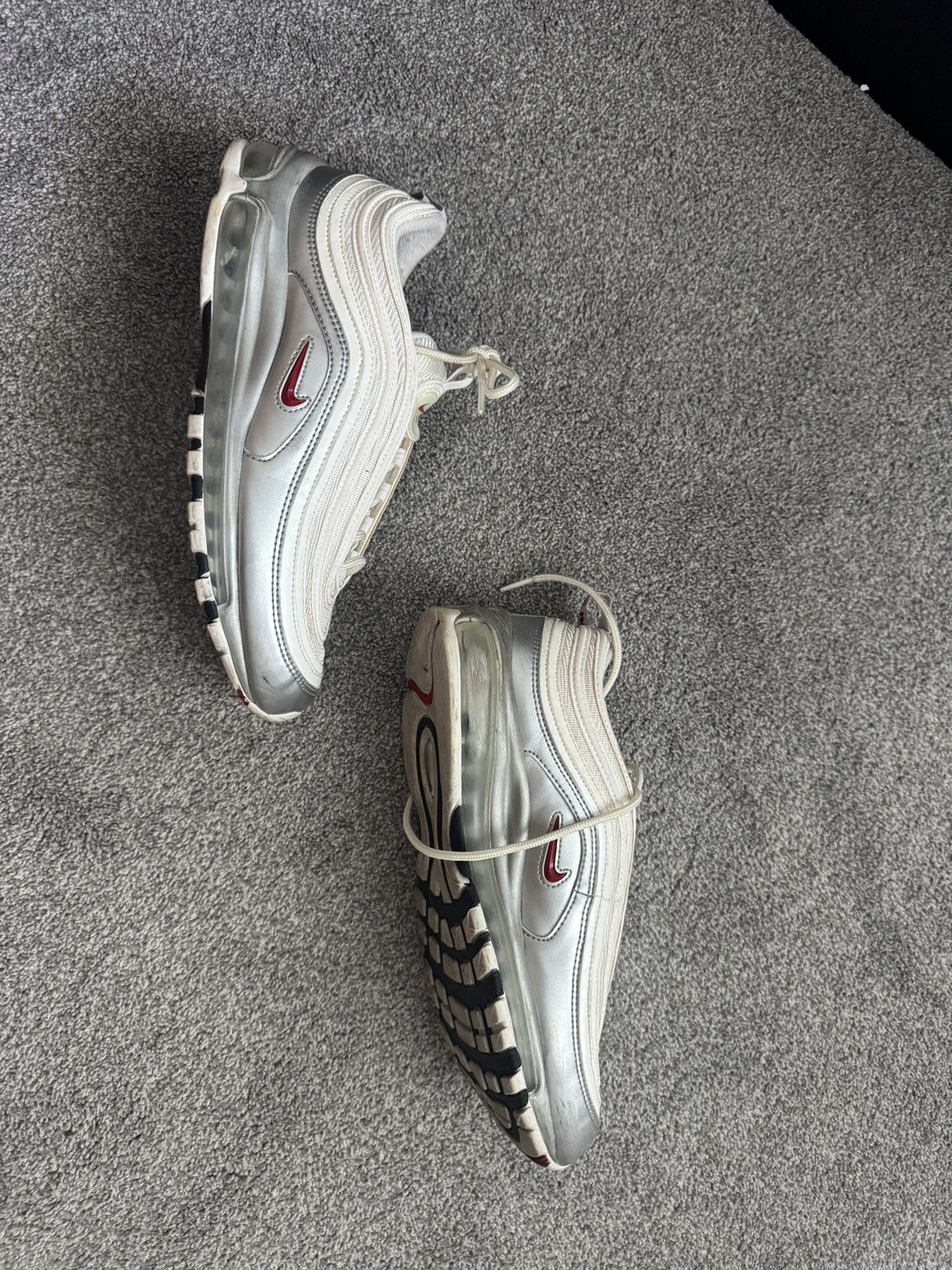 Nike Air Max 97 White Gray Size US 9.5 / EU 42-43 - 1 Thumbnail