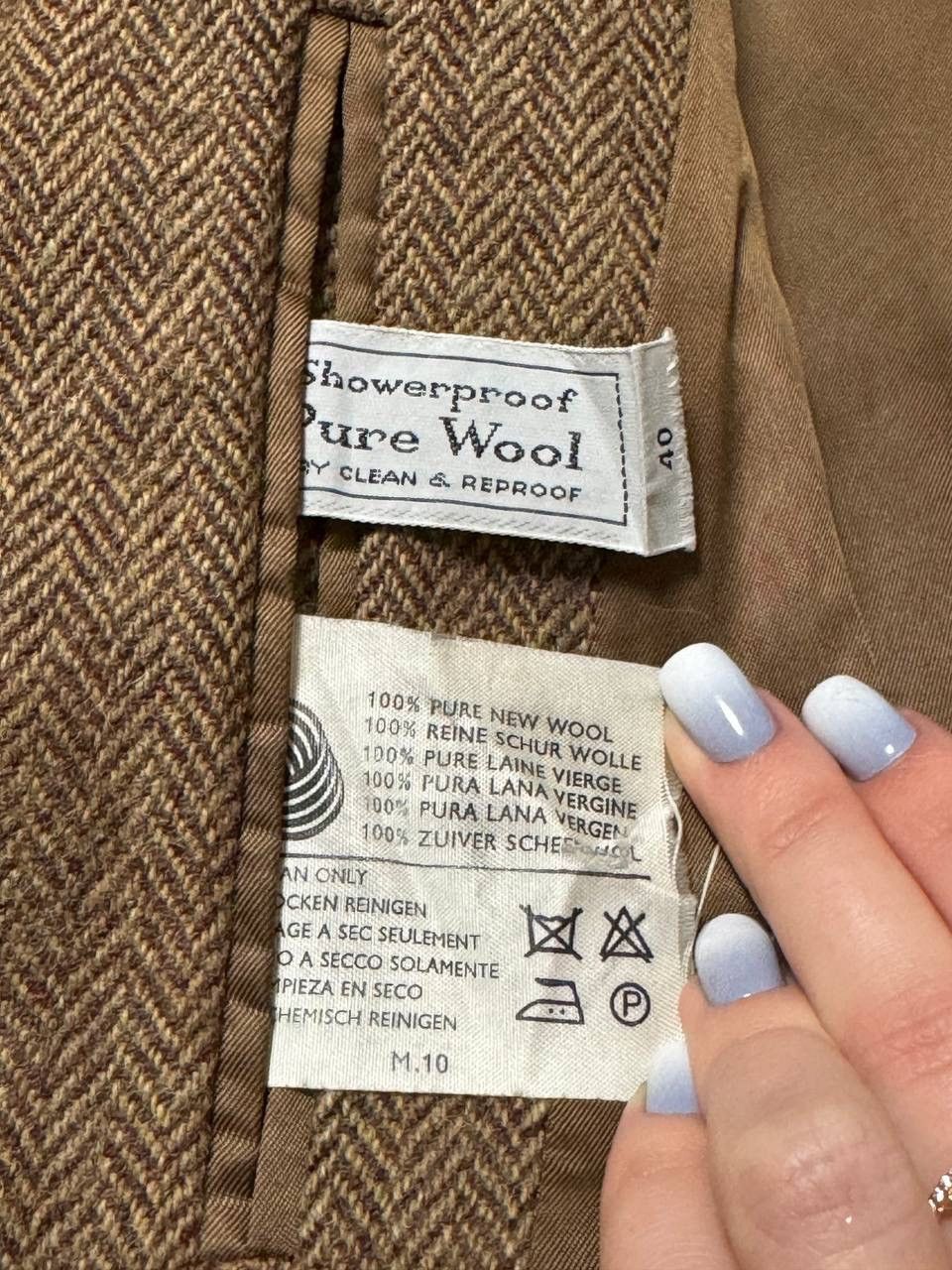 Aquascutum × Vintage Vintage Aquascutum Coat Jacket Wool Womens 90s Size L / US 10 / IT 46 - 8 Thumbnail