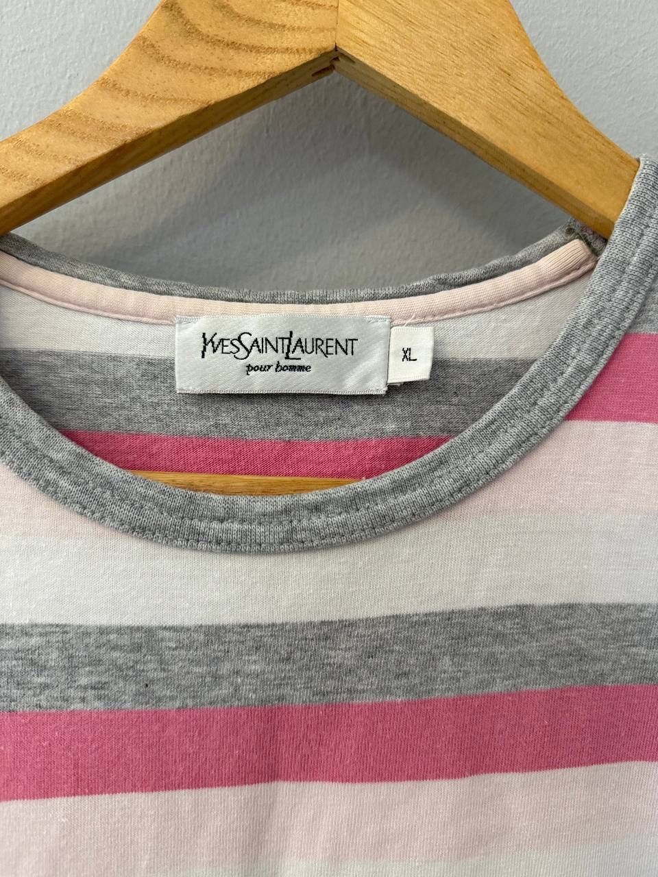 Yves Saint Laurent Vintage Yves Saint Laurent YSL Tee Embroidered logo 90’s Size US XL / EU 56 / 4 - 4 Thumbnail