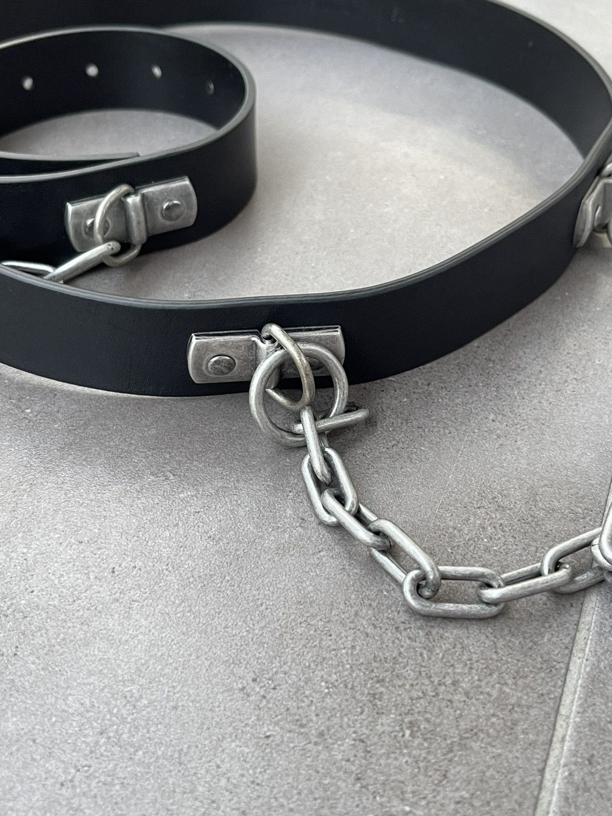 Moschino !DS! SS23 Moschino Chain Black Belt Size ONE SIZE - 4 Thumbnail