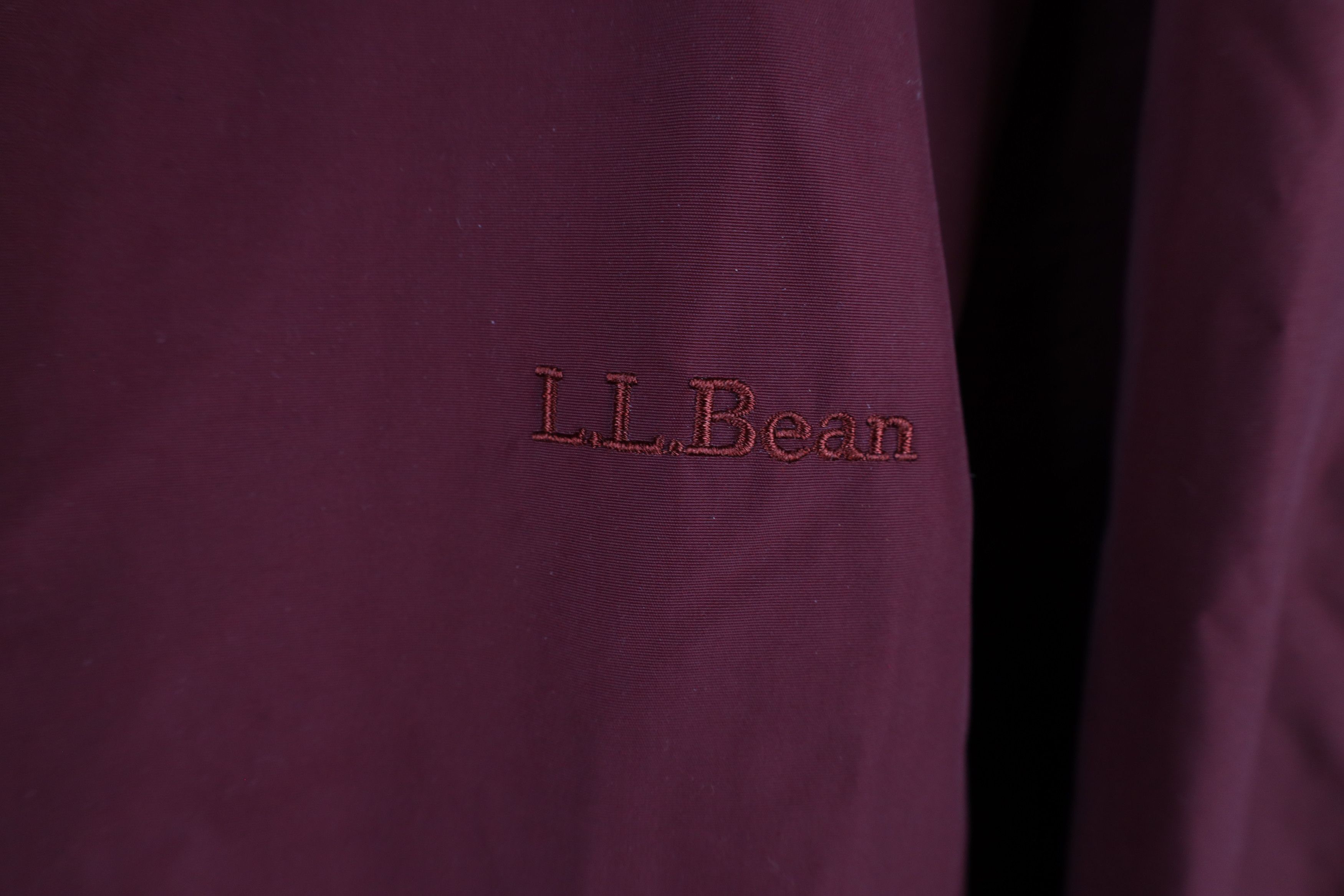 L.L. Bean × Vintage Vintage LL Bean Flannel Lined Full Zip Bombe Jacket Red Size US L / EU 52-54 / 3 - 4 Thumbnail