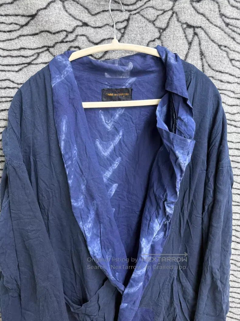 Comme des Garcons Comme des Garcons Dyed Cotton Asymmetrical Collar Jacket Size S / US 4 / IT 40 - 3 Thumbnail