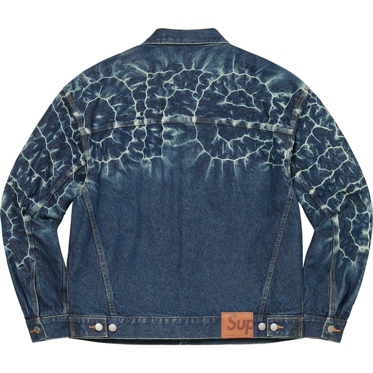 Supreme Supreme Shibori Denim Trucker Jacket Size US M / EU 48-50 / 2 - 1 Thumbnail
