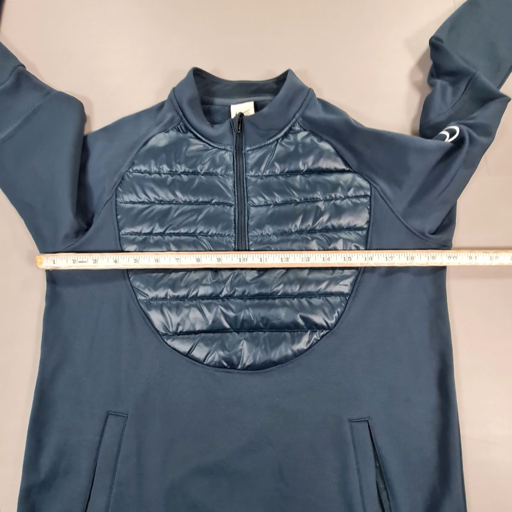 Nike Nike Mens Drill Top Blue Small Therma-Fit Academy Winter Warrior Soccer Zip Neck Size US S / EU 44-46 / 1 - 6 Thumbnail