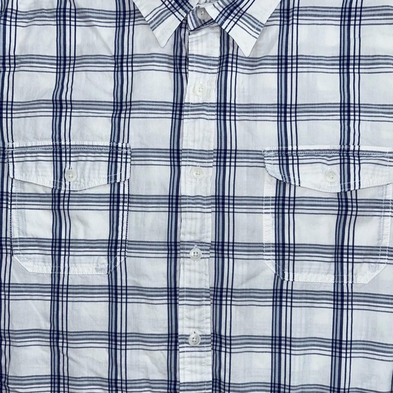 Old Navy × Vintage Vintage Oversized Cropped Checkered Long Sleeve Button Up Size US M / EU 48-50 / 2 - 5 Thumbnail