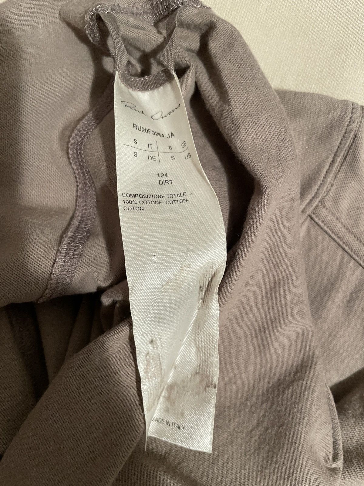 Rick Owens Rick Owens Level T Dirt Size US S / EU 44-46 / 1 - 3 Thumbnail
