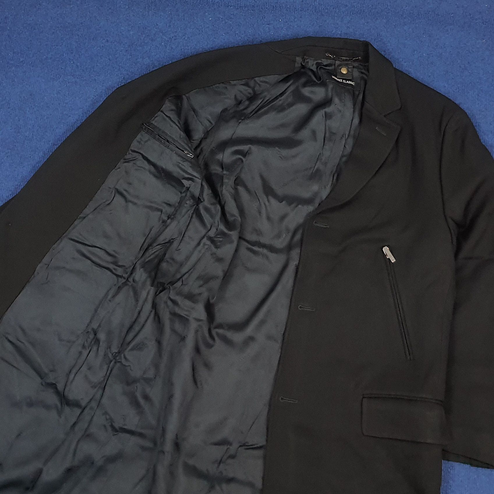 Versace × Vintage Vintage Versace Classic Trench Jacket Size US M / EU 48-50 / 2 - 7 Thumbnail