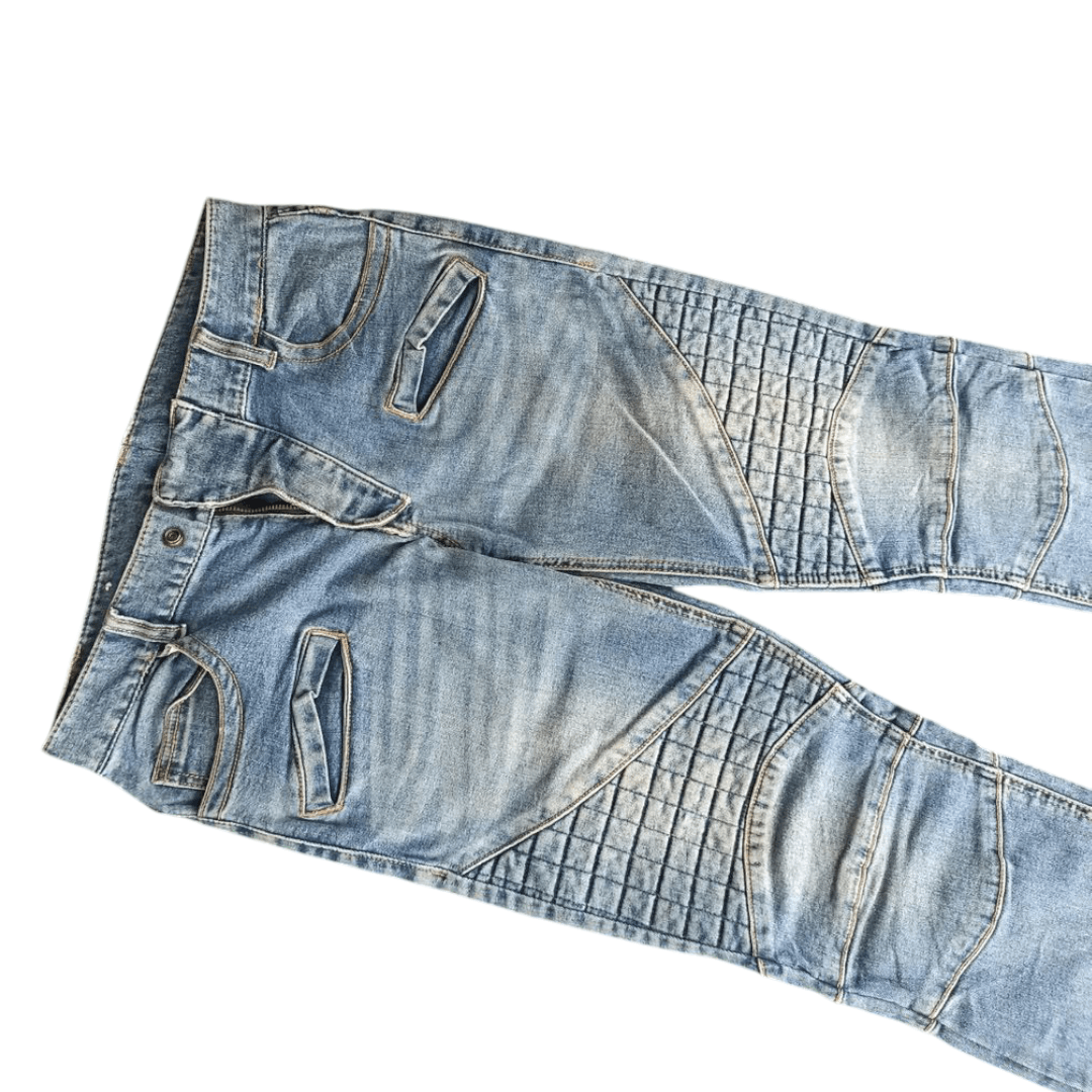 Japanese Brand W.D.B Bikers Jeans Size US 30 / EU 46 - 1 Thumbnail