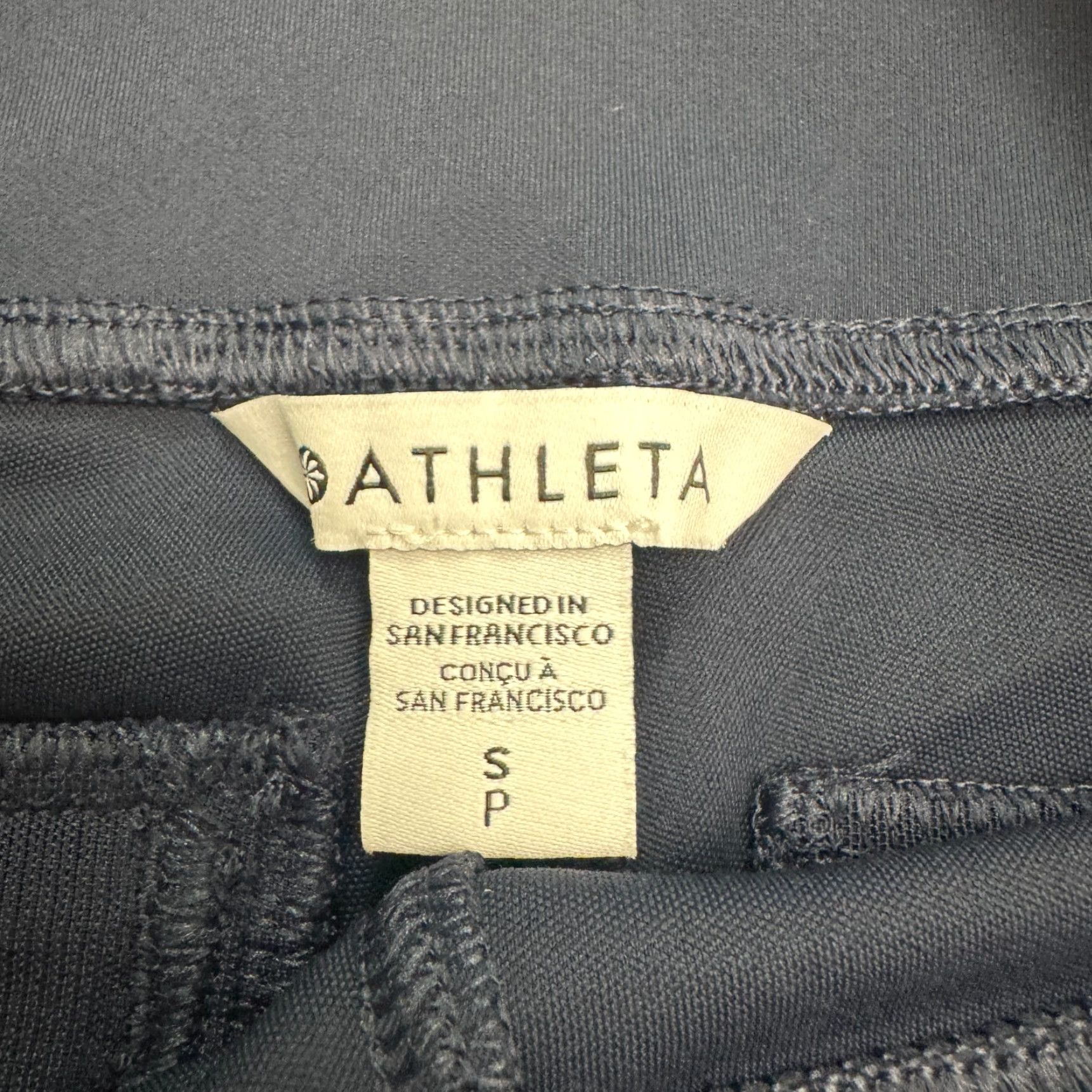 Athleta Athleta Delancey Skyline Stretch Leggings Women’s Small Navy Blue Ankle Zip Activewear Size 28" / US 6 / IT 42 - 5 Thumbnail