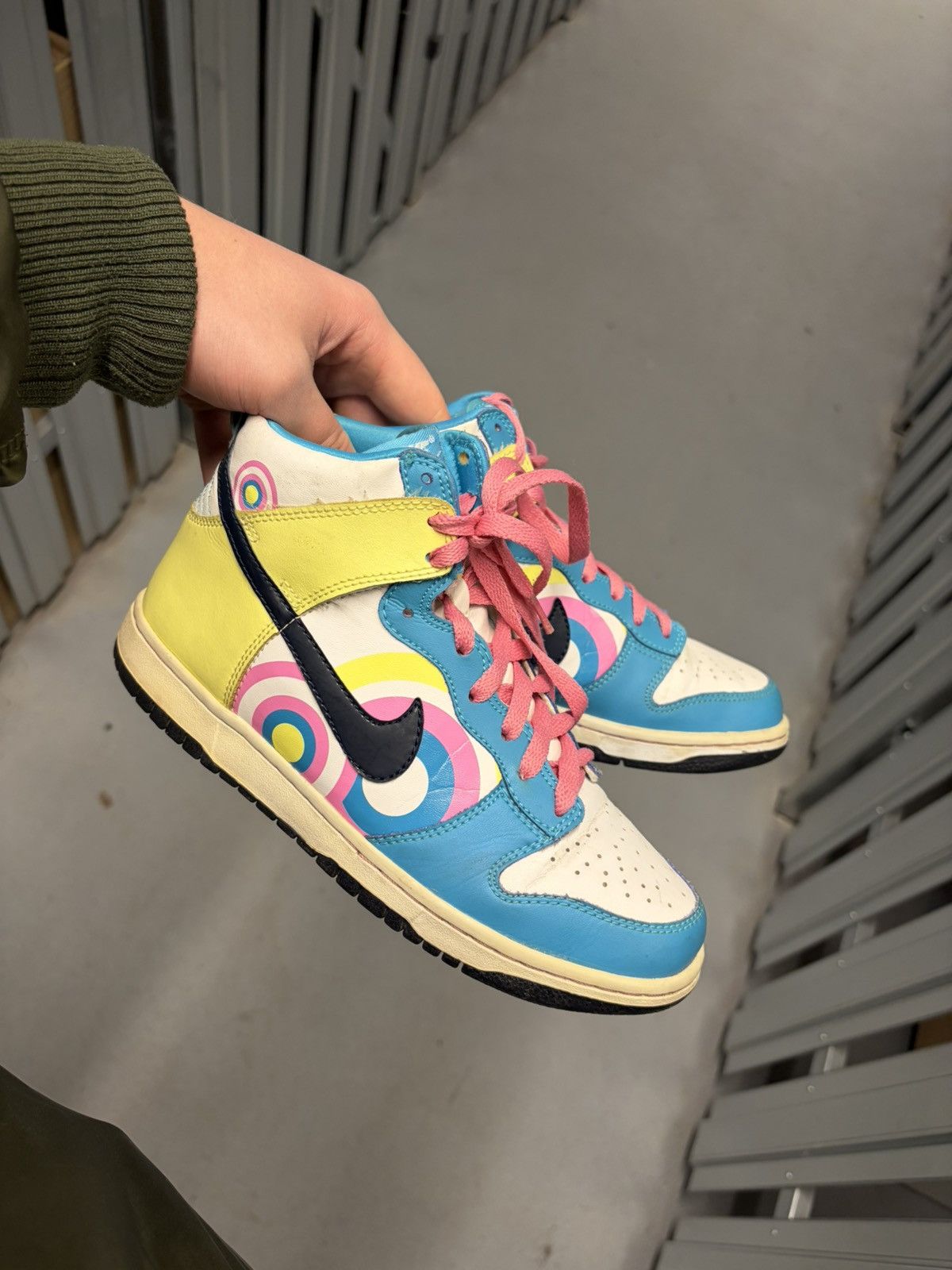 Nike Nike Dunk High GS Ripples Vintage Retro Y2K 2009 Rare Skate Size US 5.5 / EU 38 - 3 Thumbnail