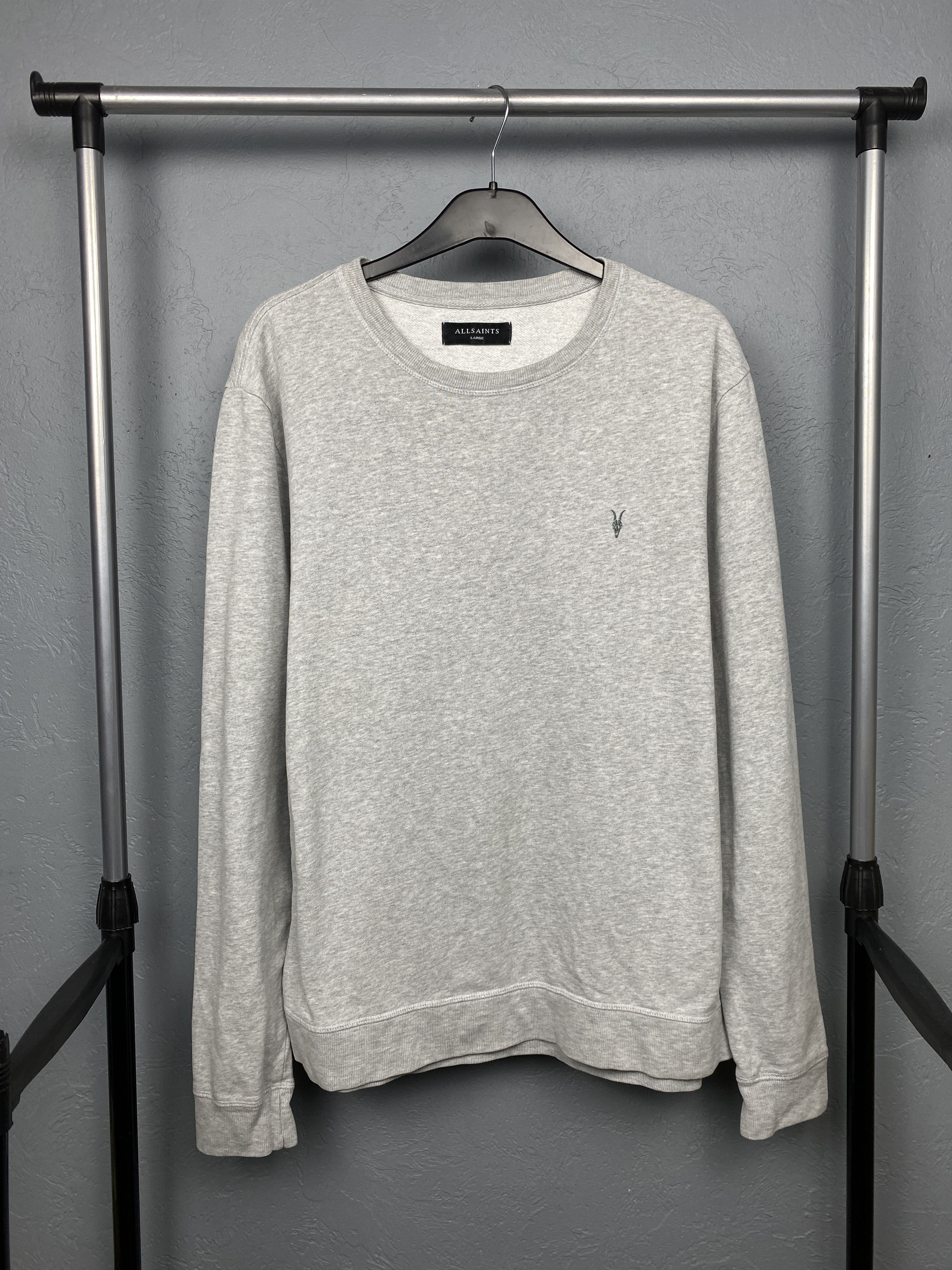 Allsaints Allsaints Vintage Mens Aven Crew Neck Sweatshirt Size US L / EU 52-54 / 3 - 1 Thumbnail