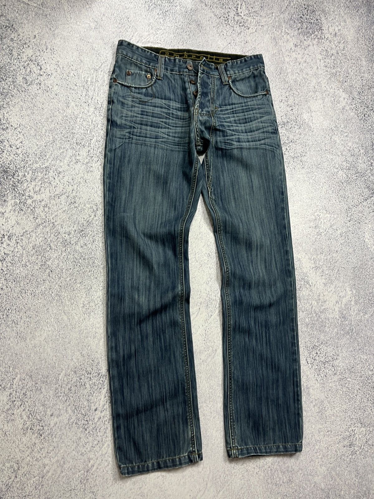 Japanese Brand × Lambretta × Vintage Vintage 90’s Lambretta Denim Streetwear Hype Jeans Y2k Logo Size US 32 / EU 48 - 7 Thumbnail