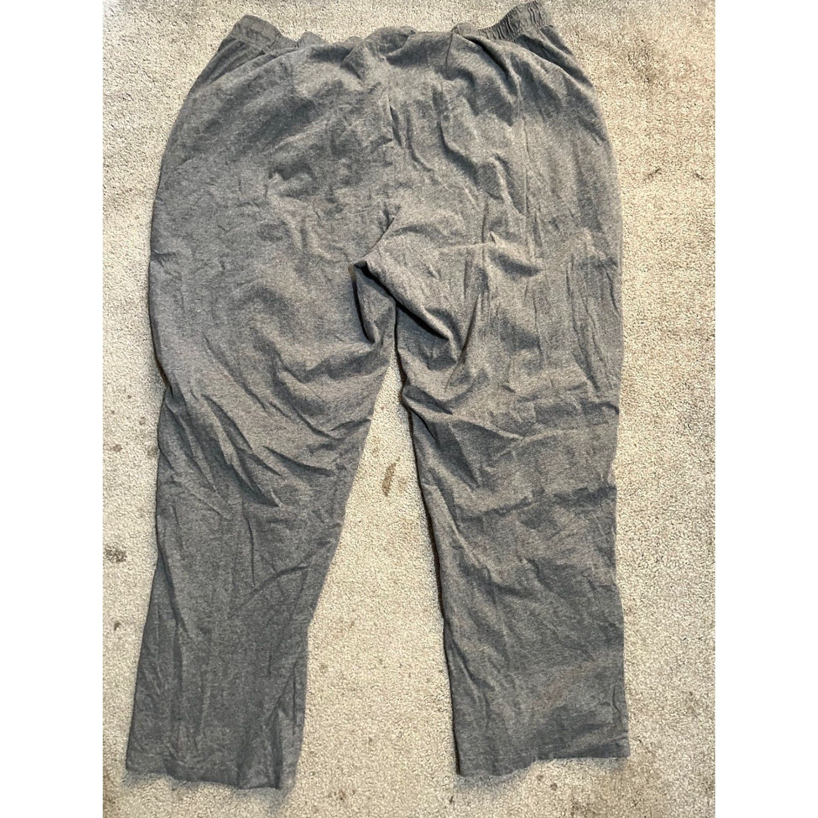 Lands' End Lands' End Jogger Sweatpants Mens Size XL 2XL Gray Fleece Cotton Blend 100% Polyester Athletic Regular Pants Size US 39 - 3 Thumbnail