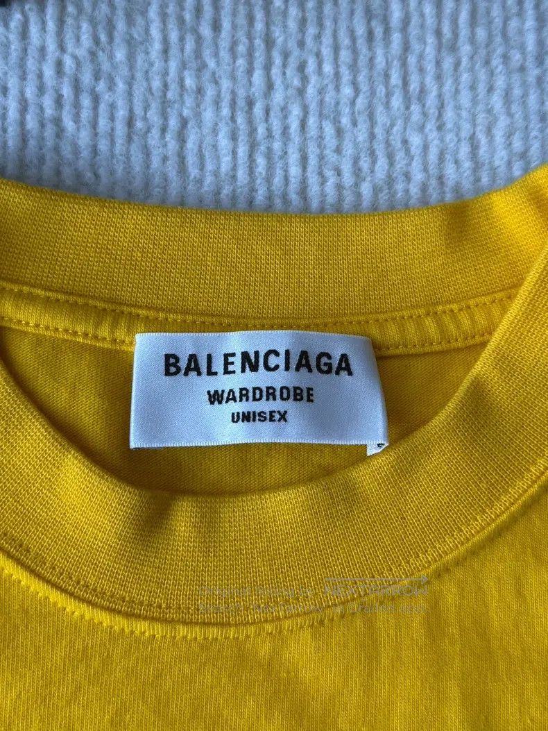 Balenciaga Balenciaga Yellow Coca-Cola Embroidered Short-Sleeve Size US L / EU 52-54 / 3 - 4 Thumbnail