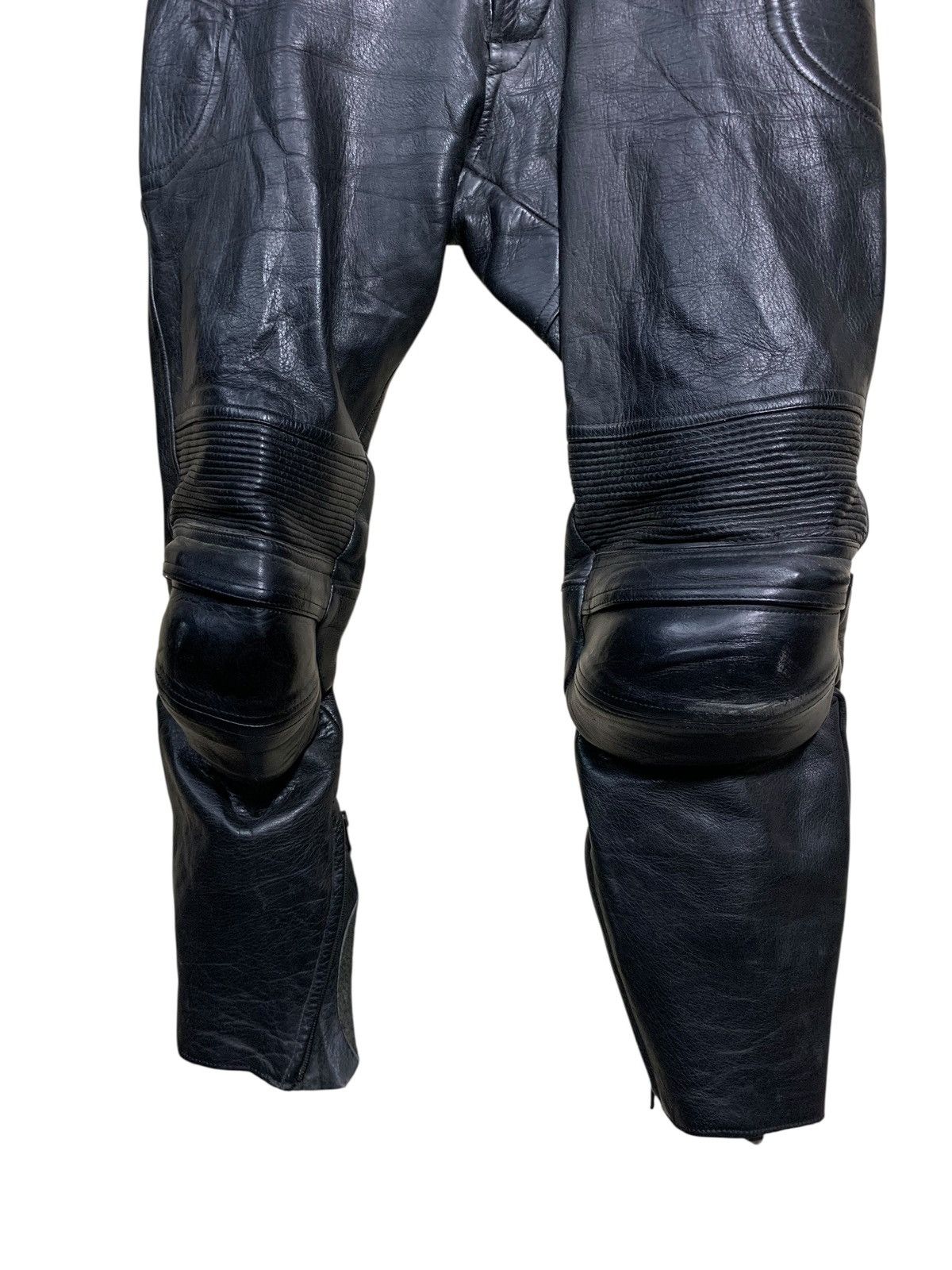 Sports Specialties 🔥VTG GENUINE LEATHER RACING PANTS WITH PADDING KNEE Size US 34 / EU 50 - 2 Thumbnail