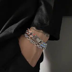 Designer Retro punk bracelet Size ONE SIZE - 1 Thumbnail